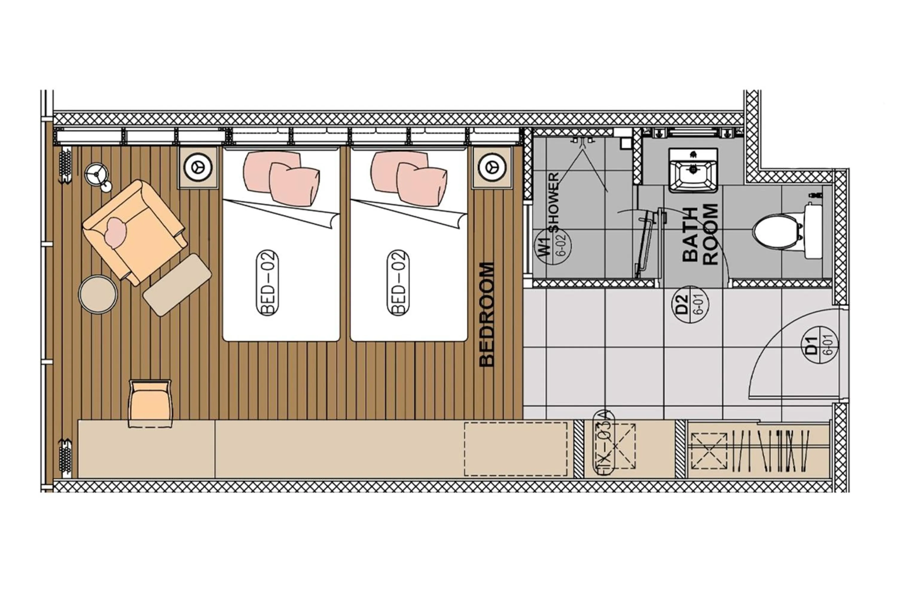 Deluxe Twin Room in The Park Nine Hotel Suvarnabhumi - Free BKK Airport Shuttle