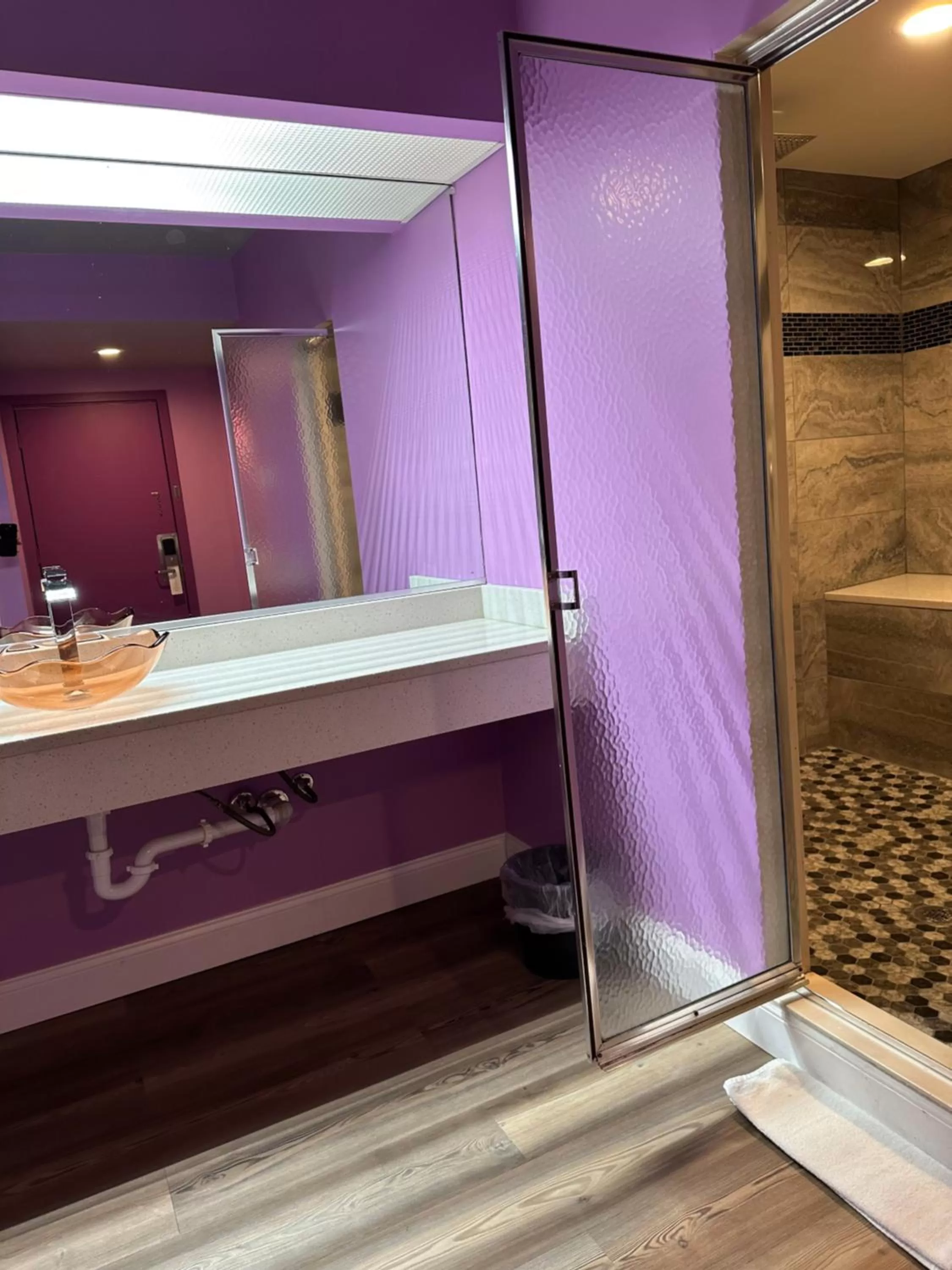 Shower in Inn of the Dove Harrisburg-Hershey Romantic Suites