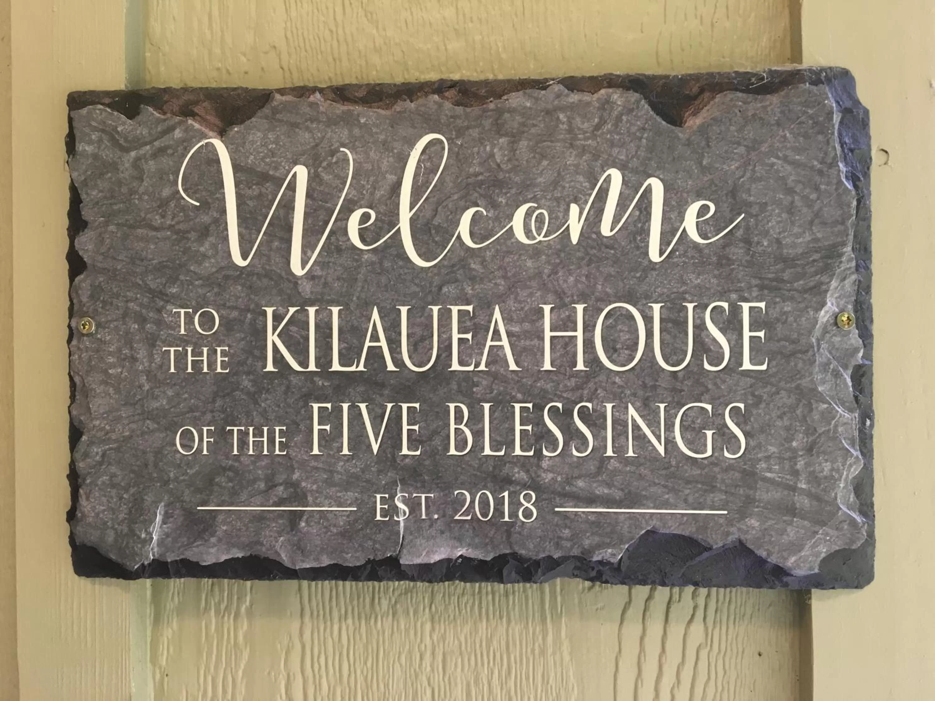 Property logo or sign in Kilauea House