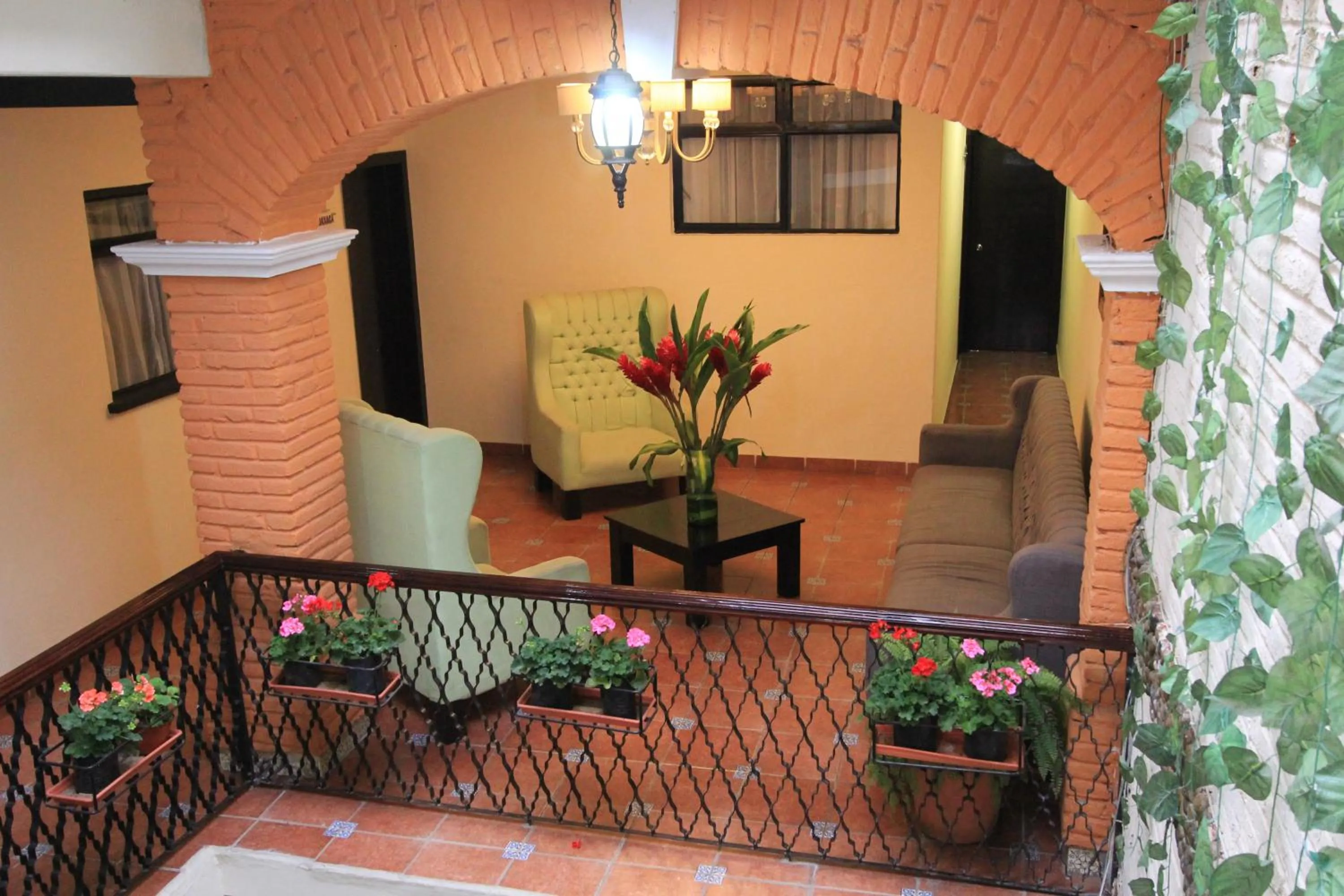 Seating area in Hotel del Carmen, en el Centro- DESAYUNO Incluido !