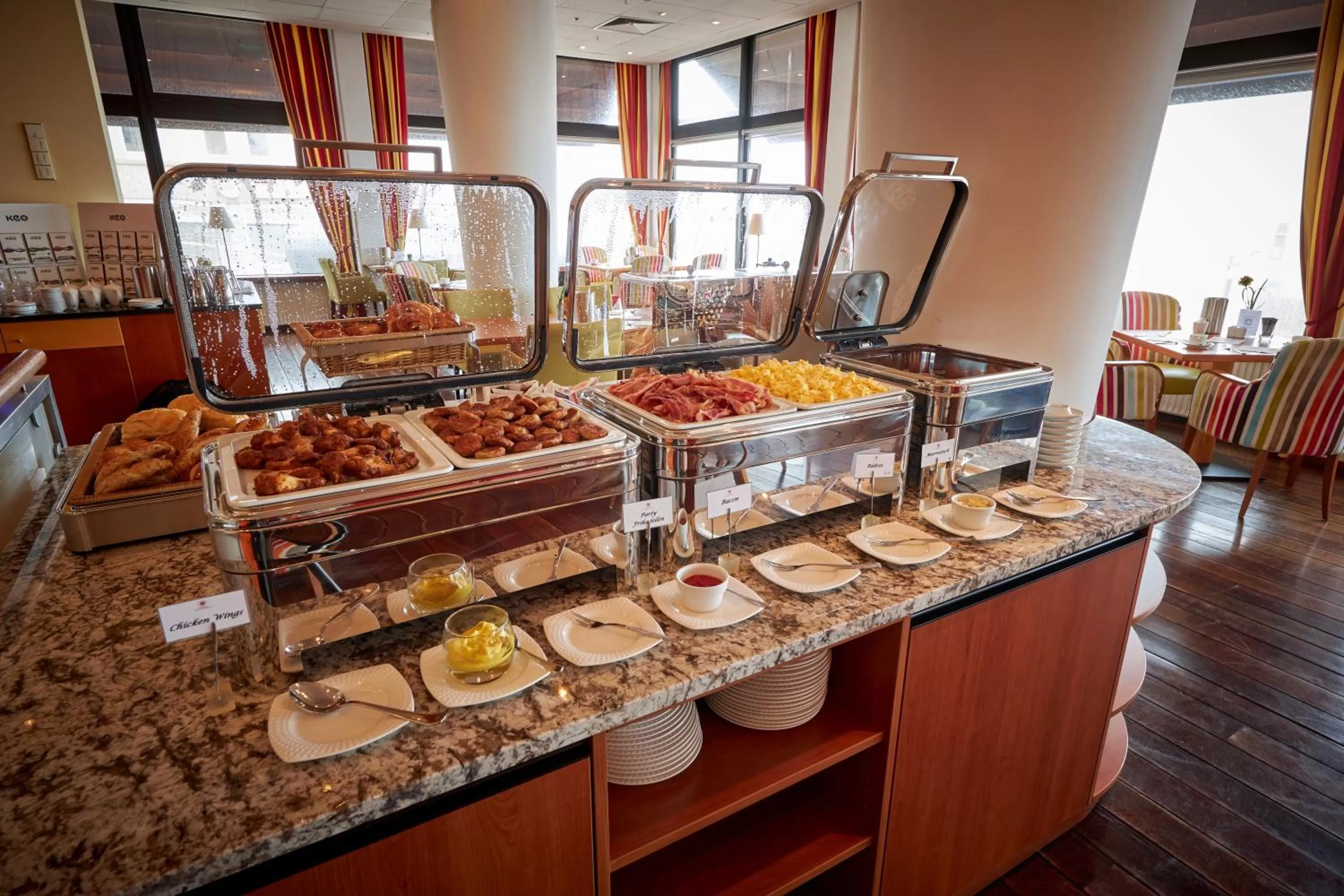 Buffet breakfast, Food in Strandhotel VierJahresZeiten