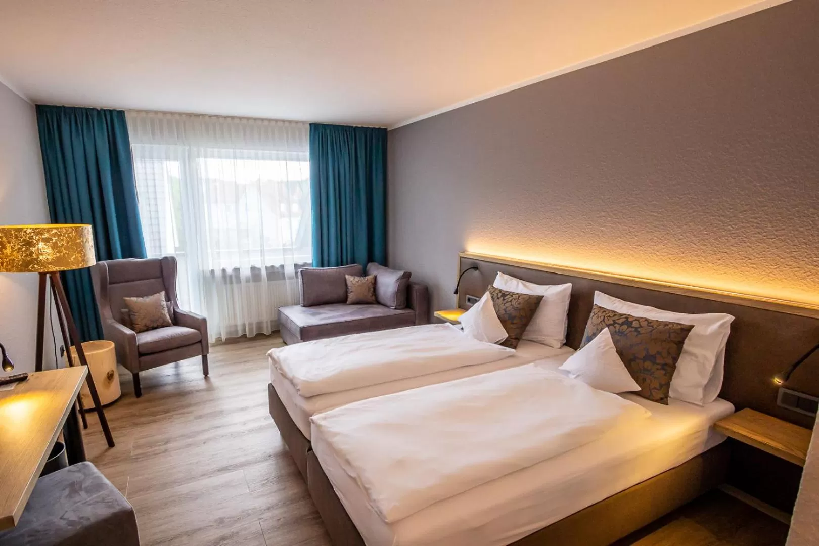 Photo of the whole room, Bed in Hotel Spessartstuben