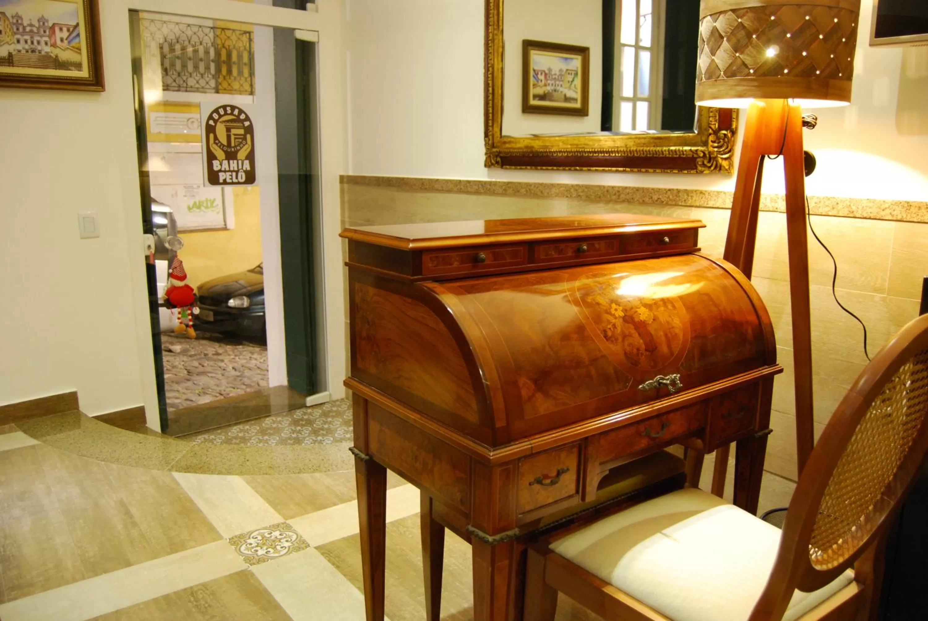 Decorative detail in Pousada Bahia Pelô