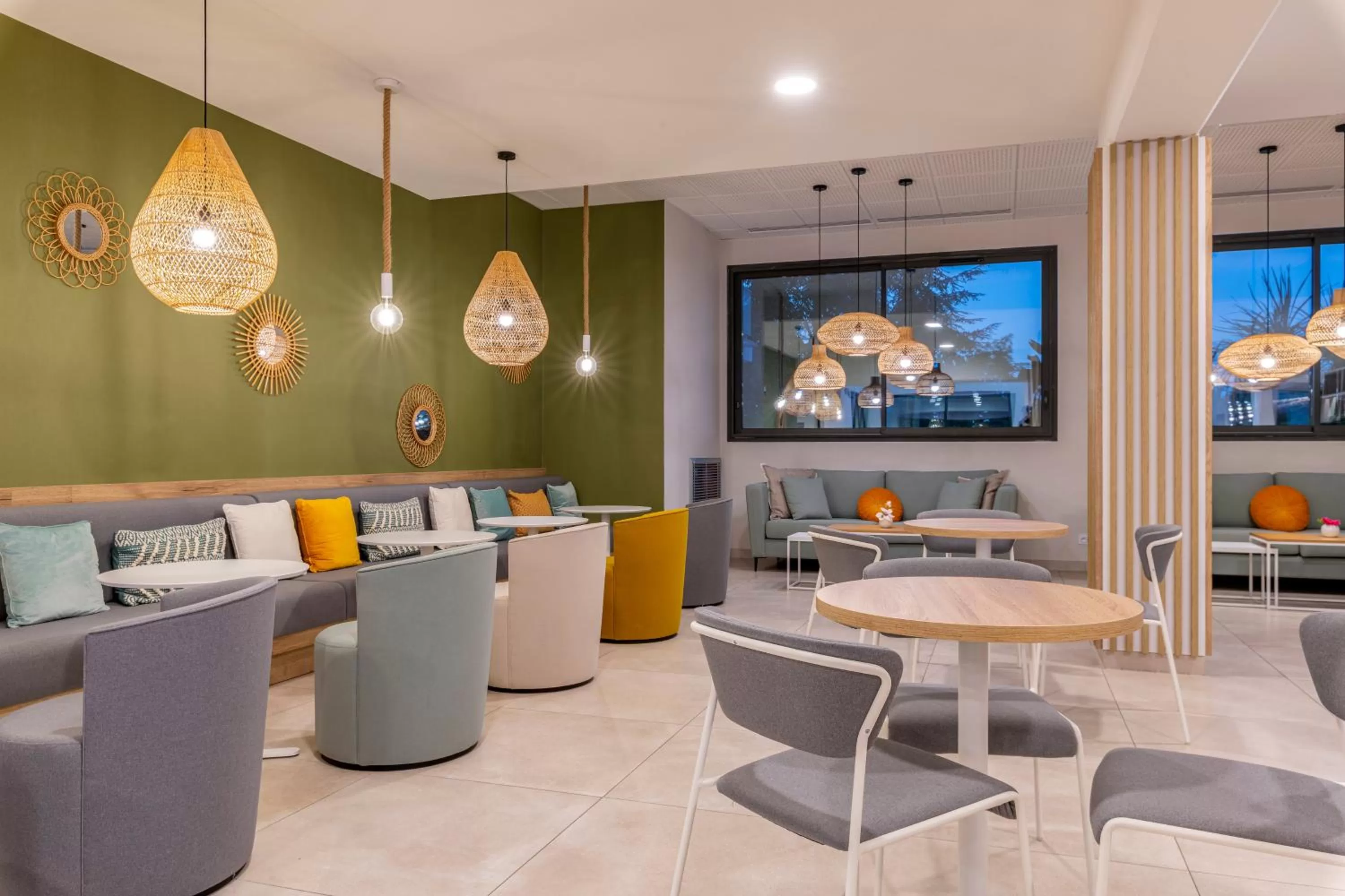 Living room in Lagrange Apart'Hôtel Antibes Olympie