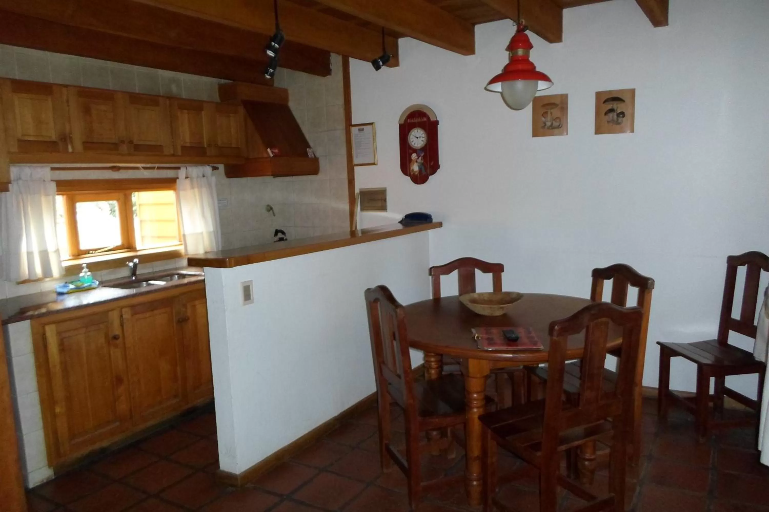 Kitchen or kitchenette in Apart Hotel Robles del Sur