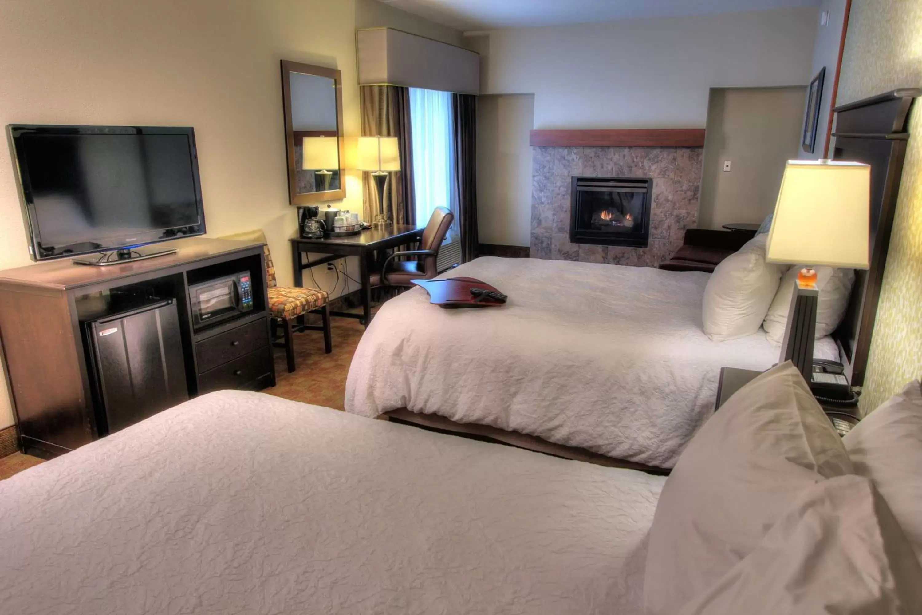 Queen Room with Two Queen Beds and Sofa Bed in Hampton Inn Pigeon Forge Queen Room with Two Queen Beds and Sofa Bed in Hampton Inn Pigeon Forge