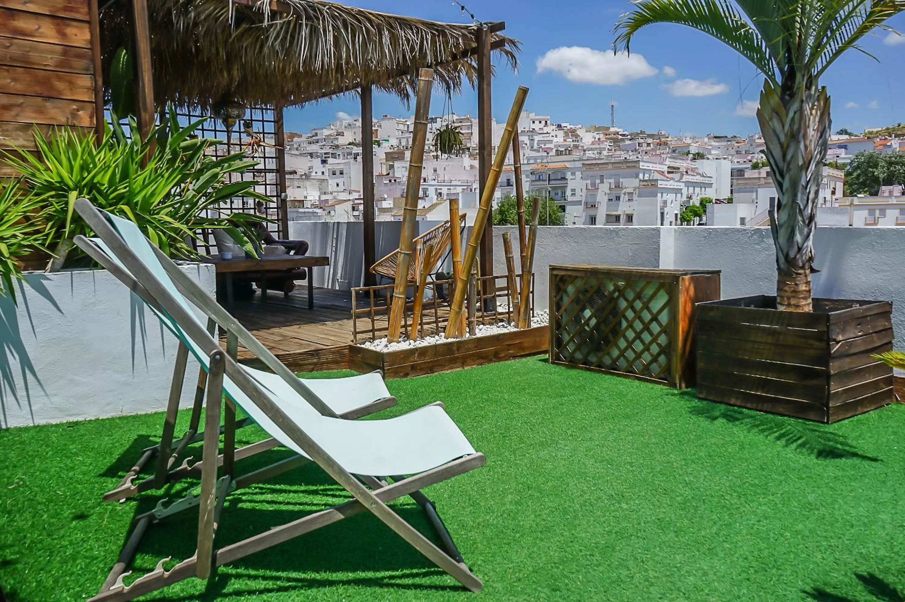 Garden in Hotel Posada de las Cuevas