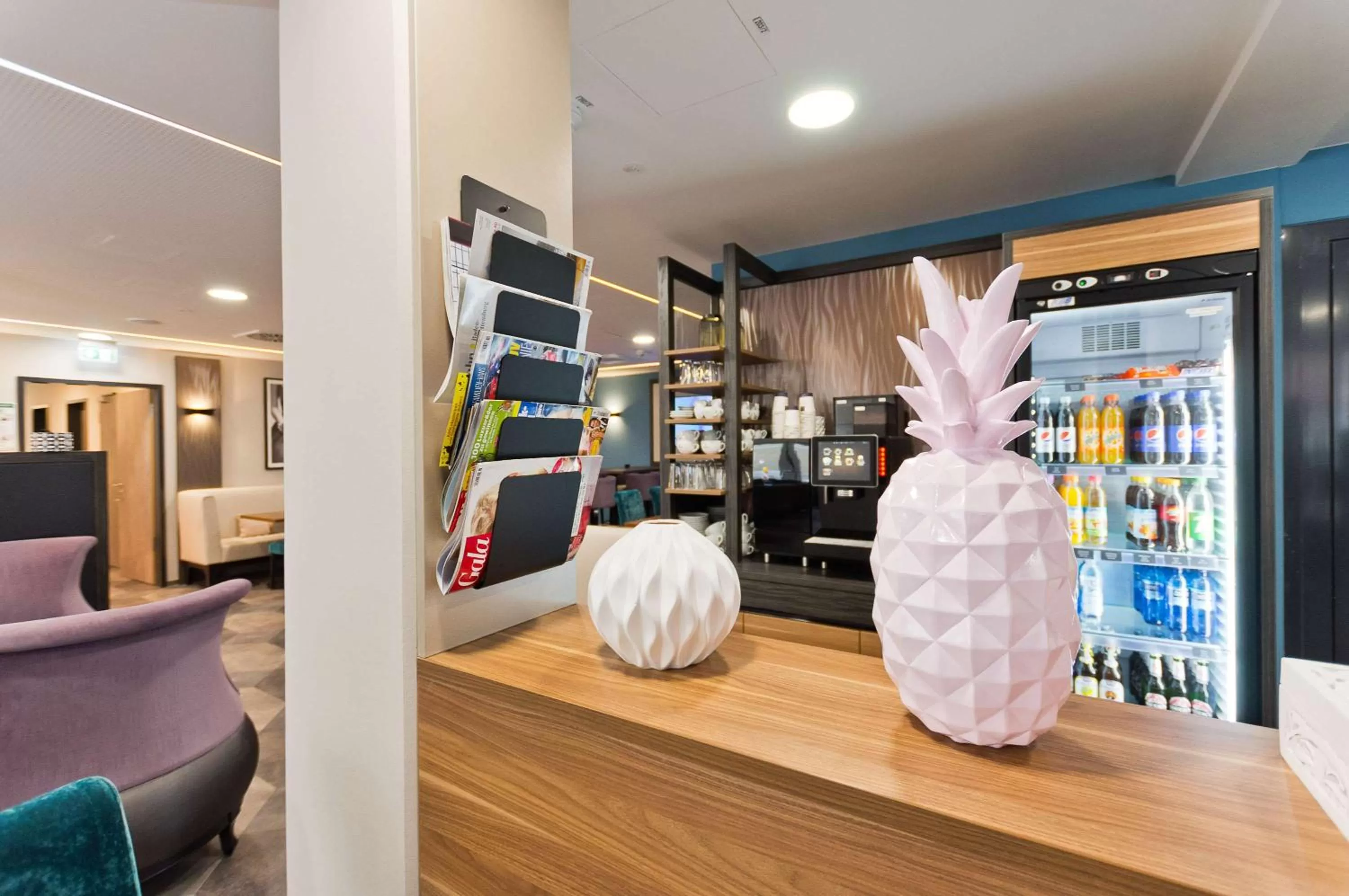 Lobby or reception in elaya hotel munich city