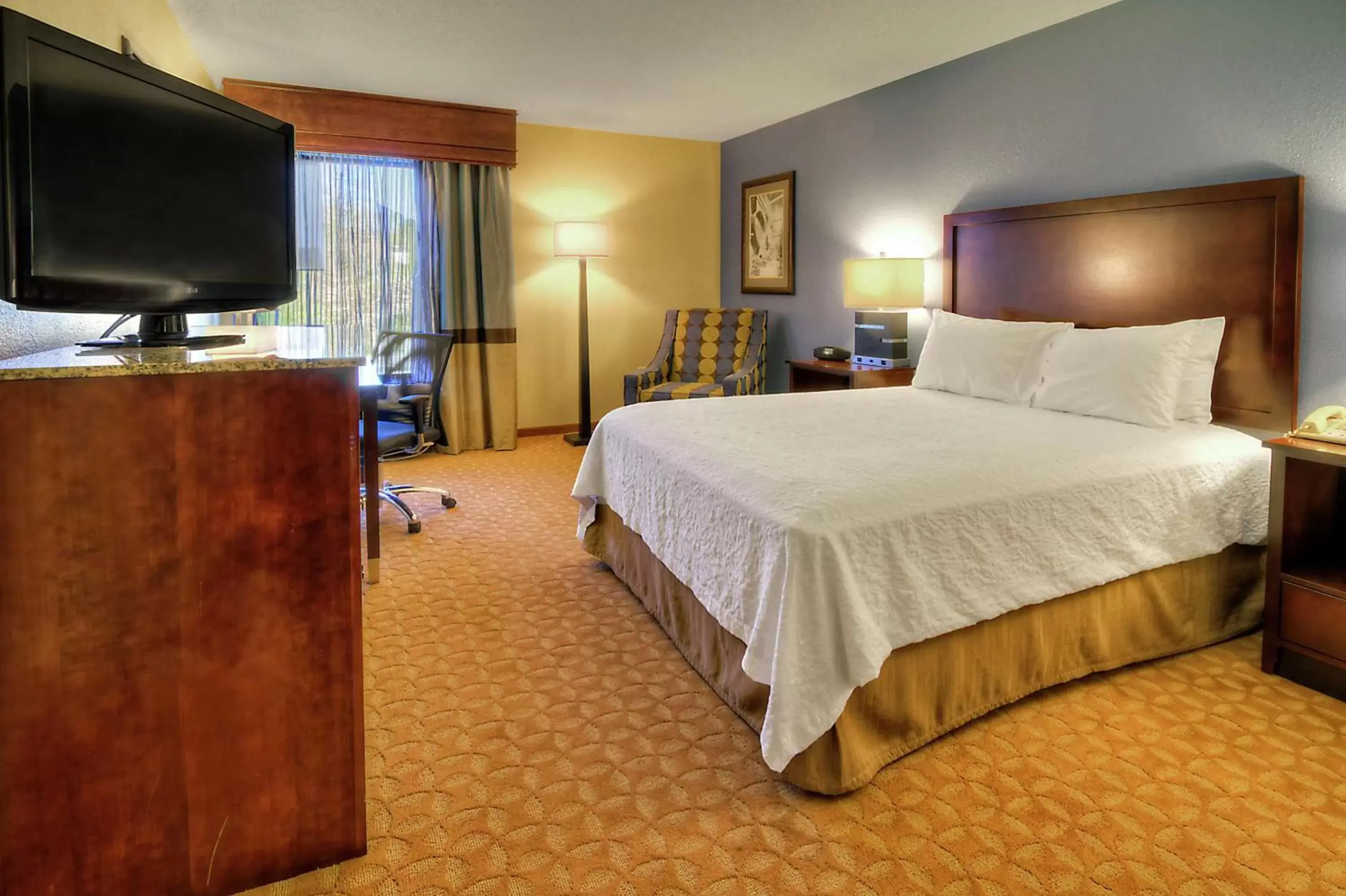 Queen Room with Bath Tub - Disability Access/Non-Smoking in Hampton Inn Jonesville/Elkin Queen Room with Bath Tub - Disability Access/Non-Smoking in Hampton Inn Jonesville/Elkin