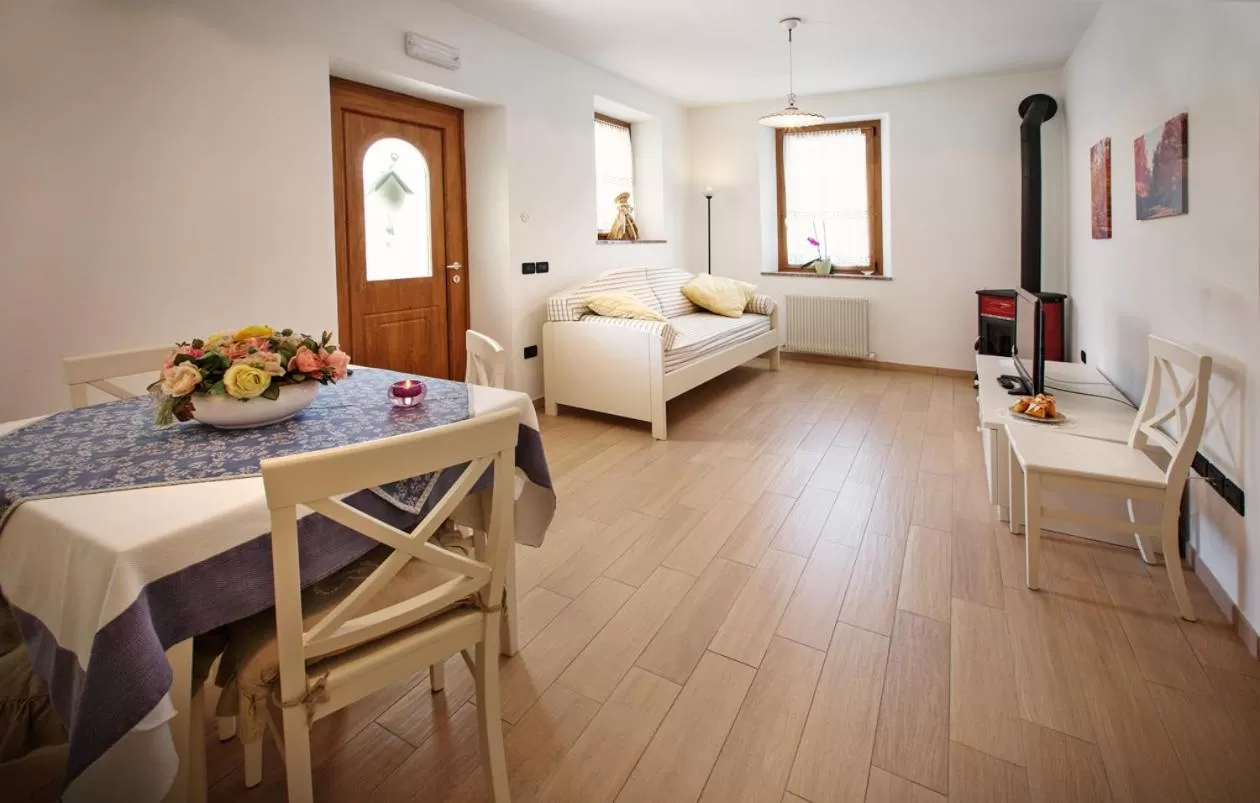Living room in Albergo Diffuso Tolmezzo