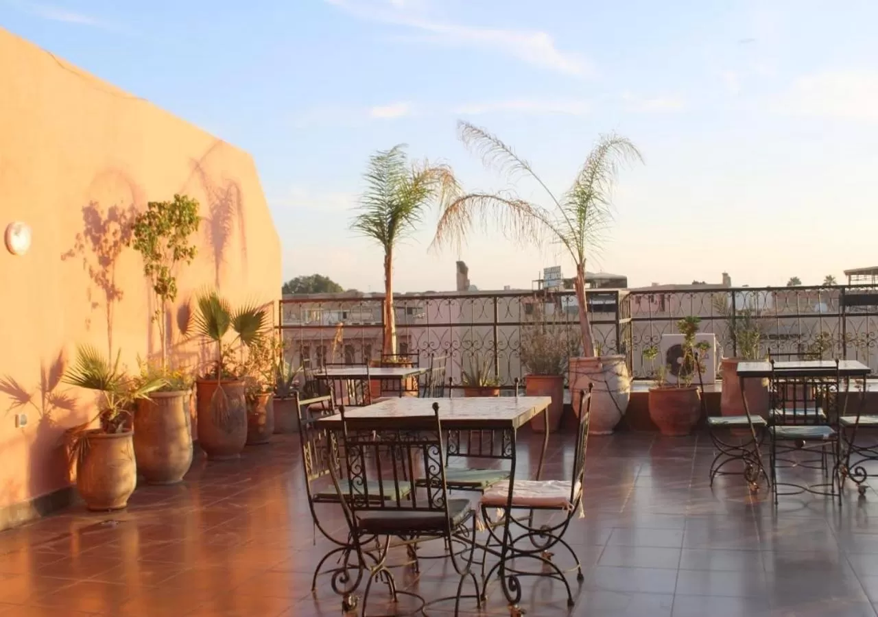 Patio in Résidence Miramare Marrakech