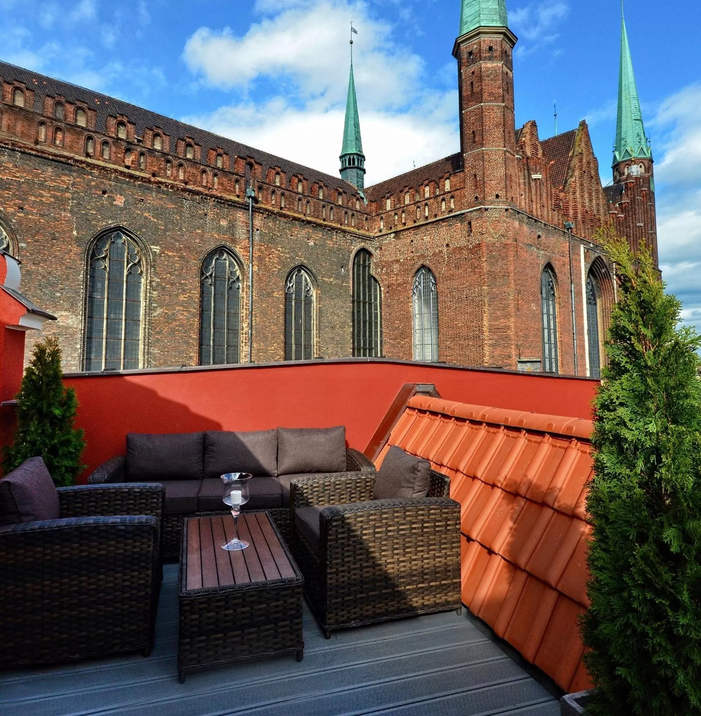 Balcony/Terrace in Stay inn Hotel Gdańsk