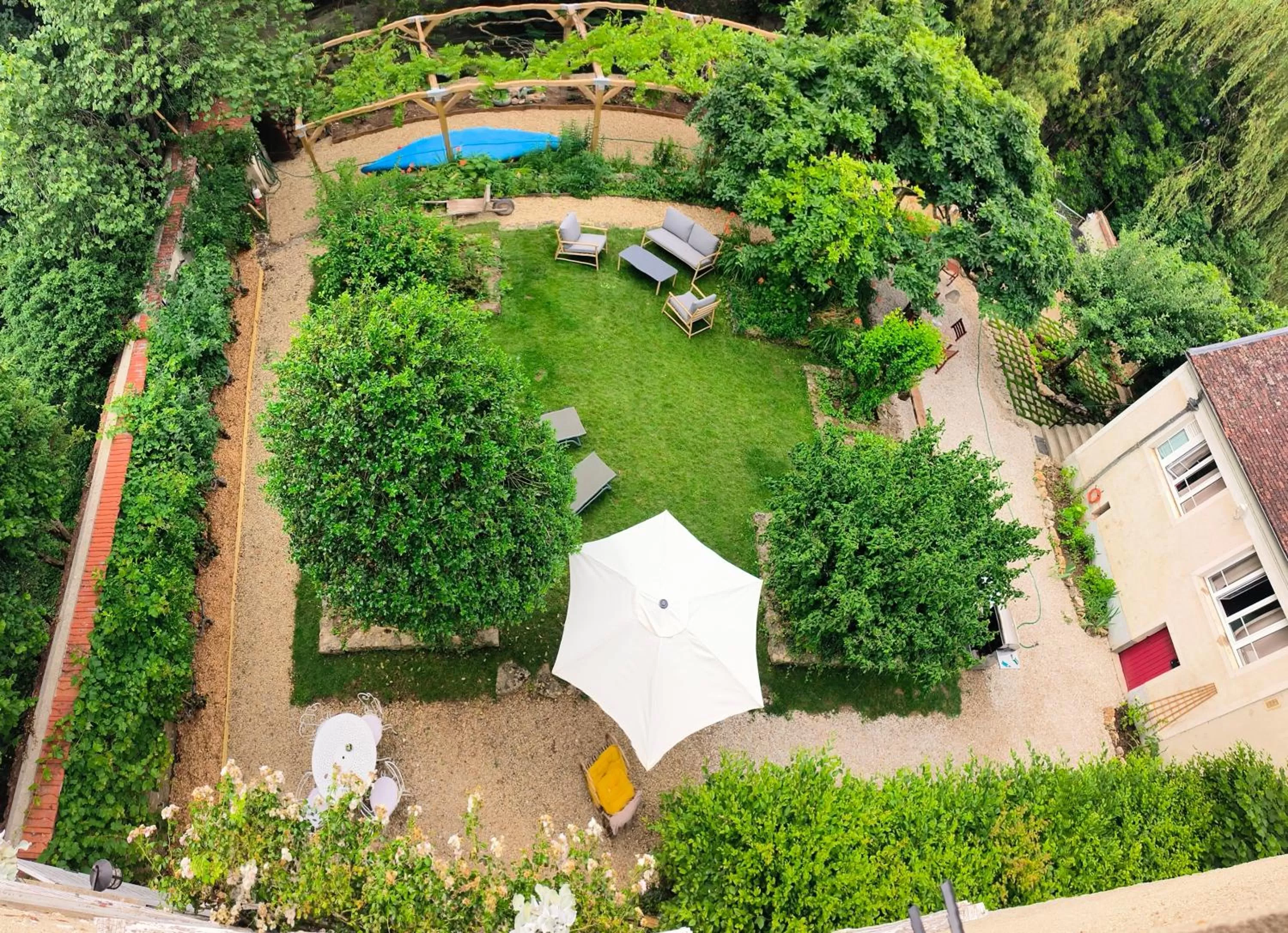 Garden view, Bird's-eye View in Le Grand Barrois
