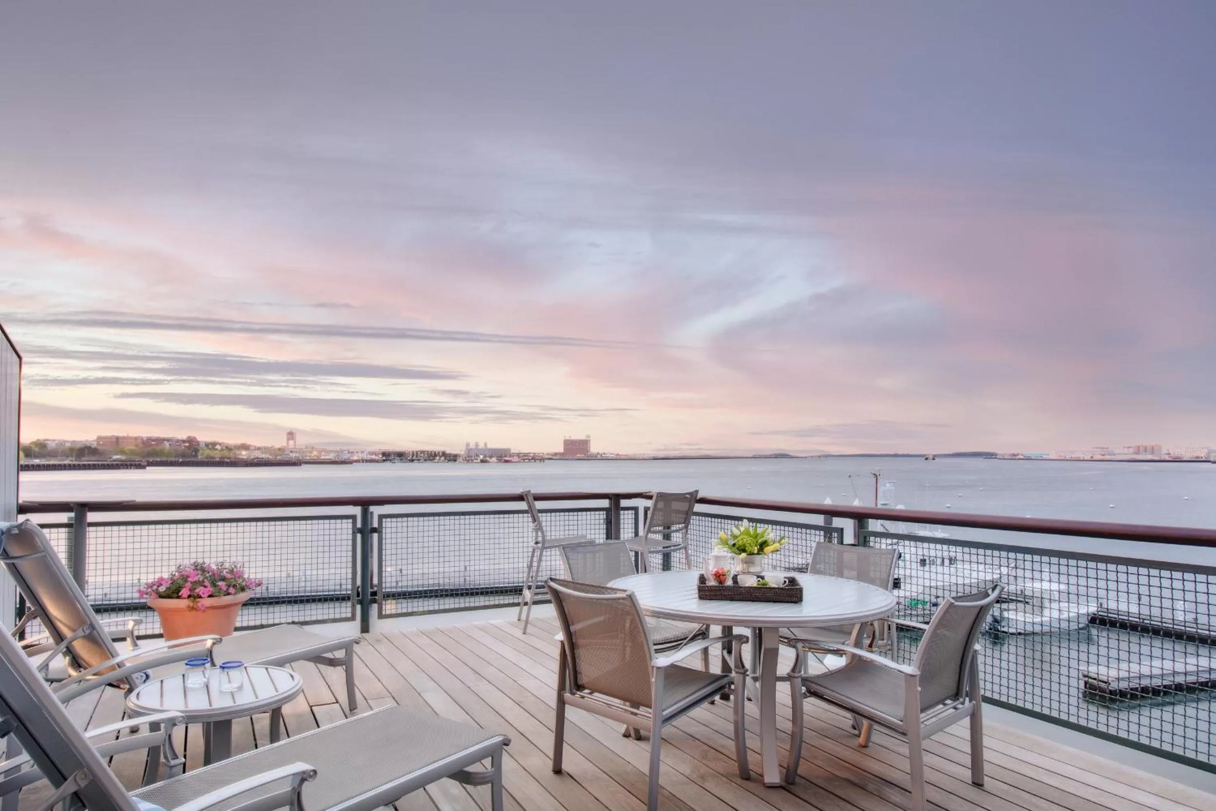 Guests in Boston Yacht Haven