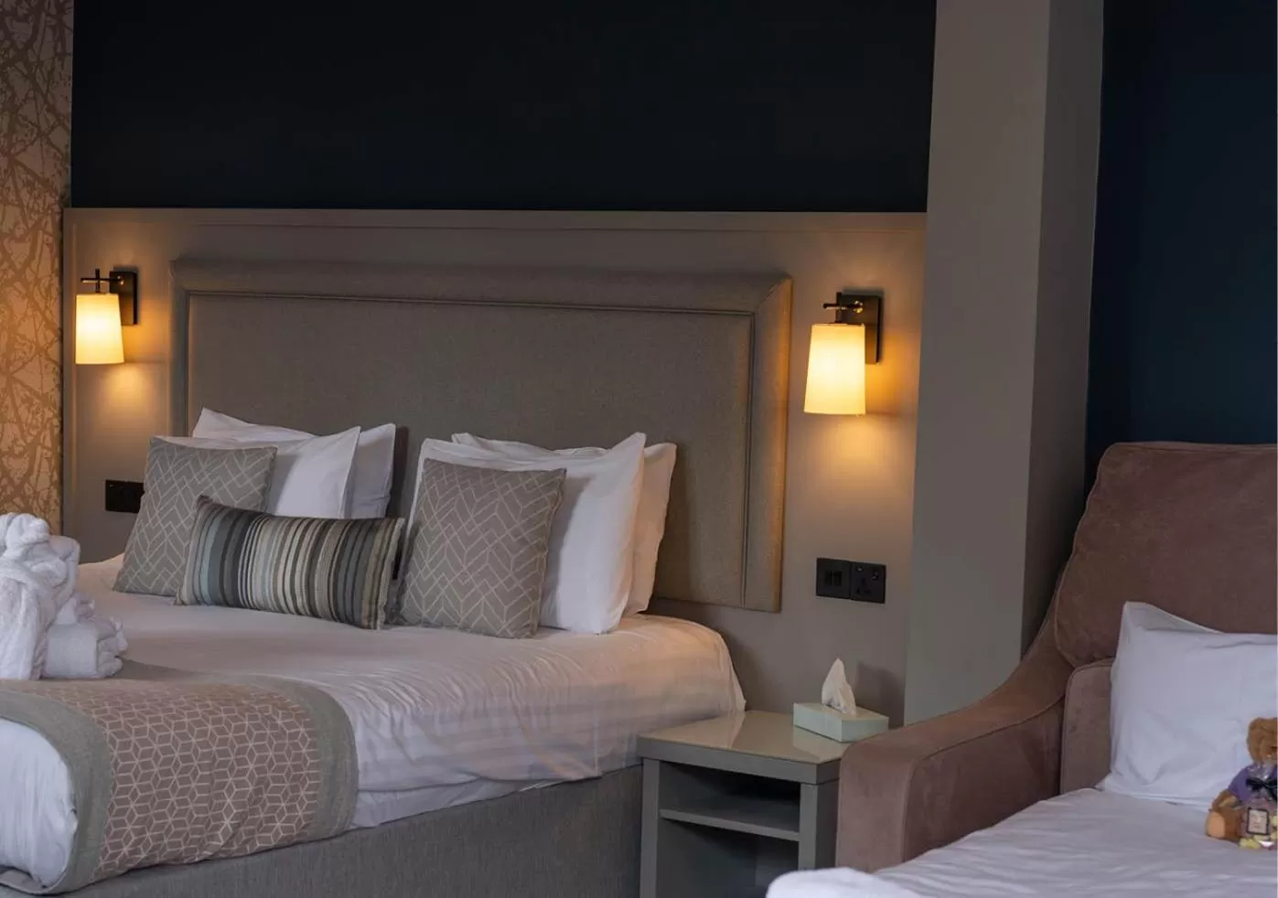 Bedroom, Bed in Gretna Hall Hotel