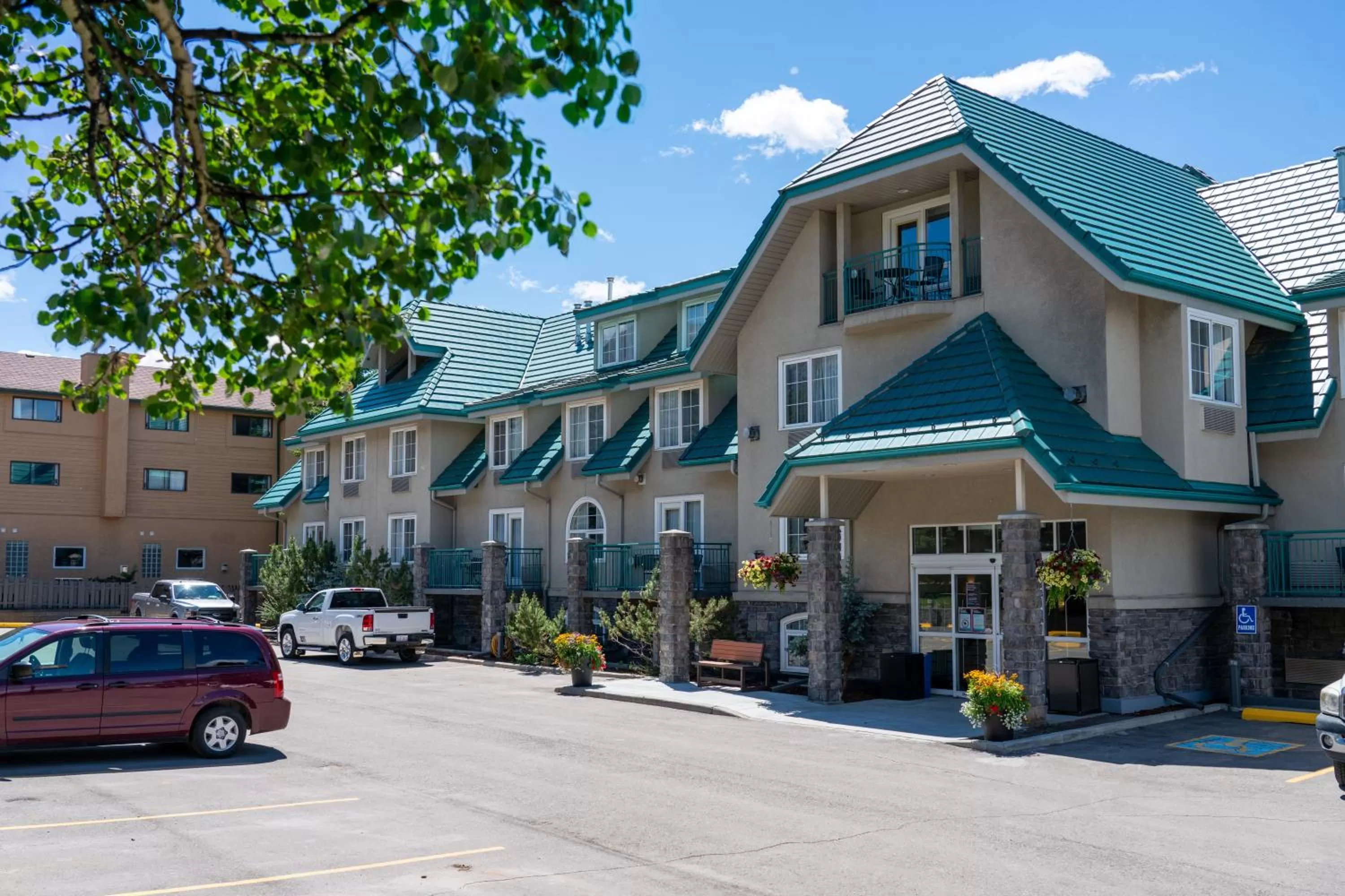 Property building in Pocaterra Inn & Waterslide