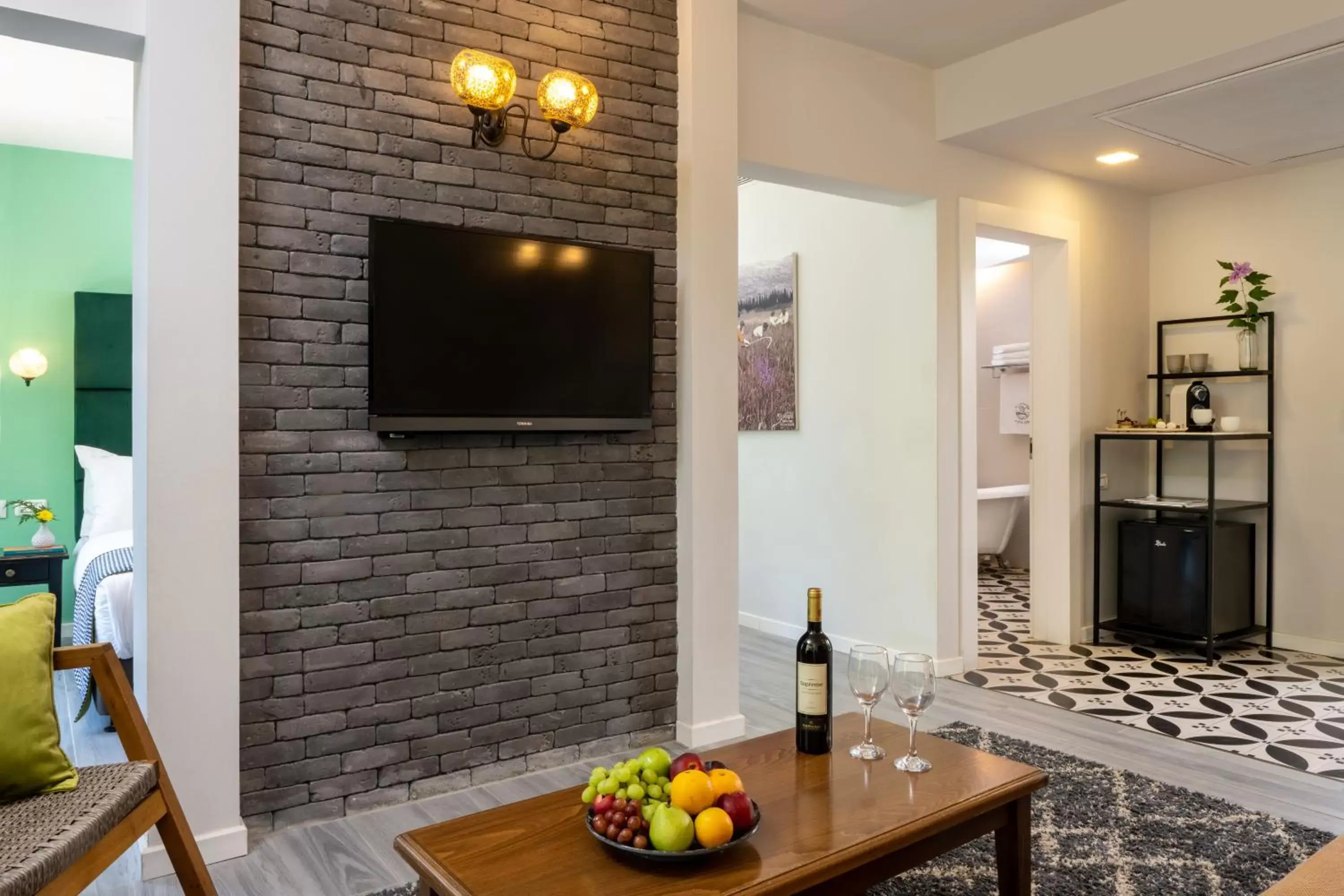 Family Studio Balcony - single occupancy in Kfar Giladi Hotel Family Studio Balcony - single occupancy in Kfar Giladi Hotel