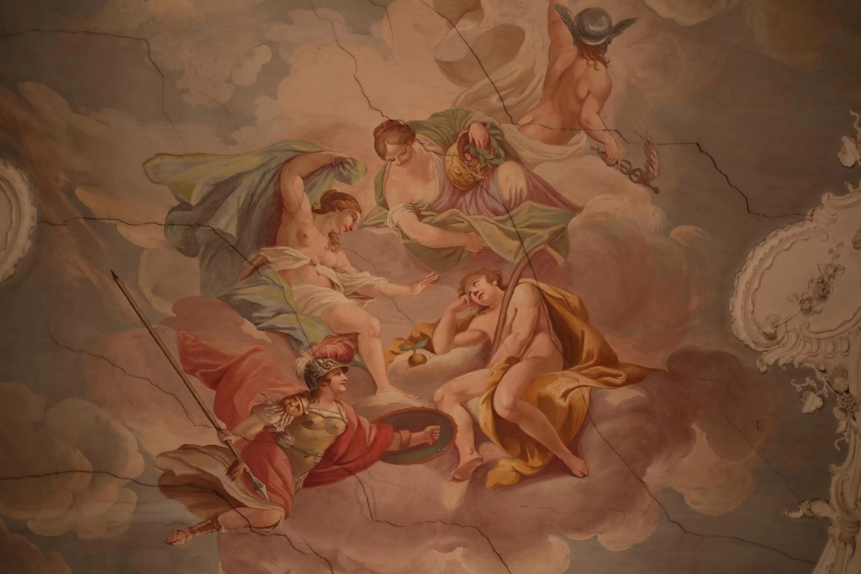 Decorative detail in Palazzo Niccolini al Duomo Residenza D'Epoca