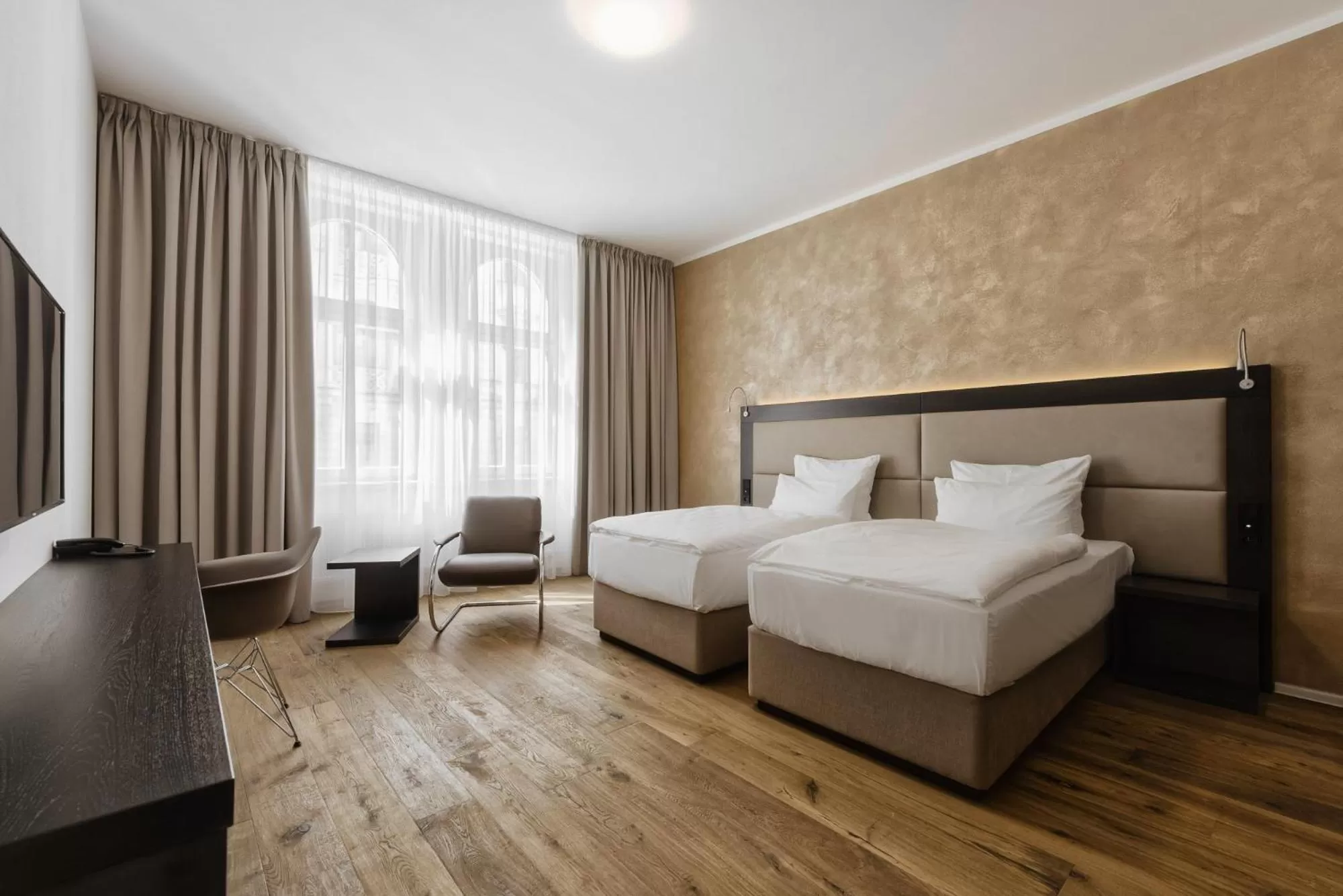 Photo of the whole room, Bed in Theresian Hotel