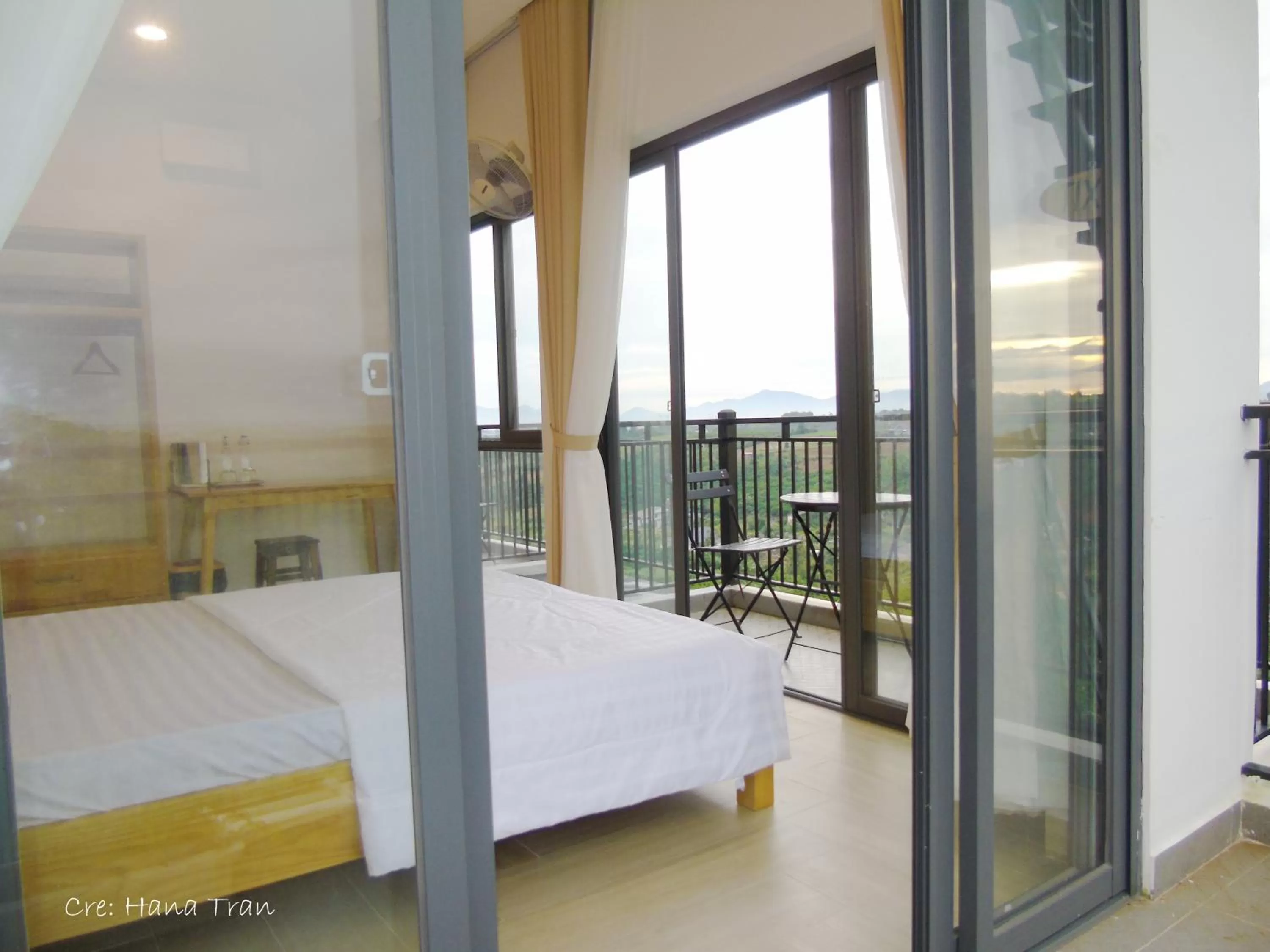 Patio, Bed in Mùa Tím Villa