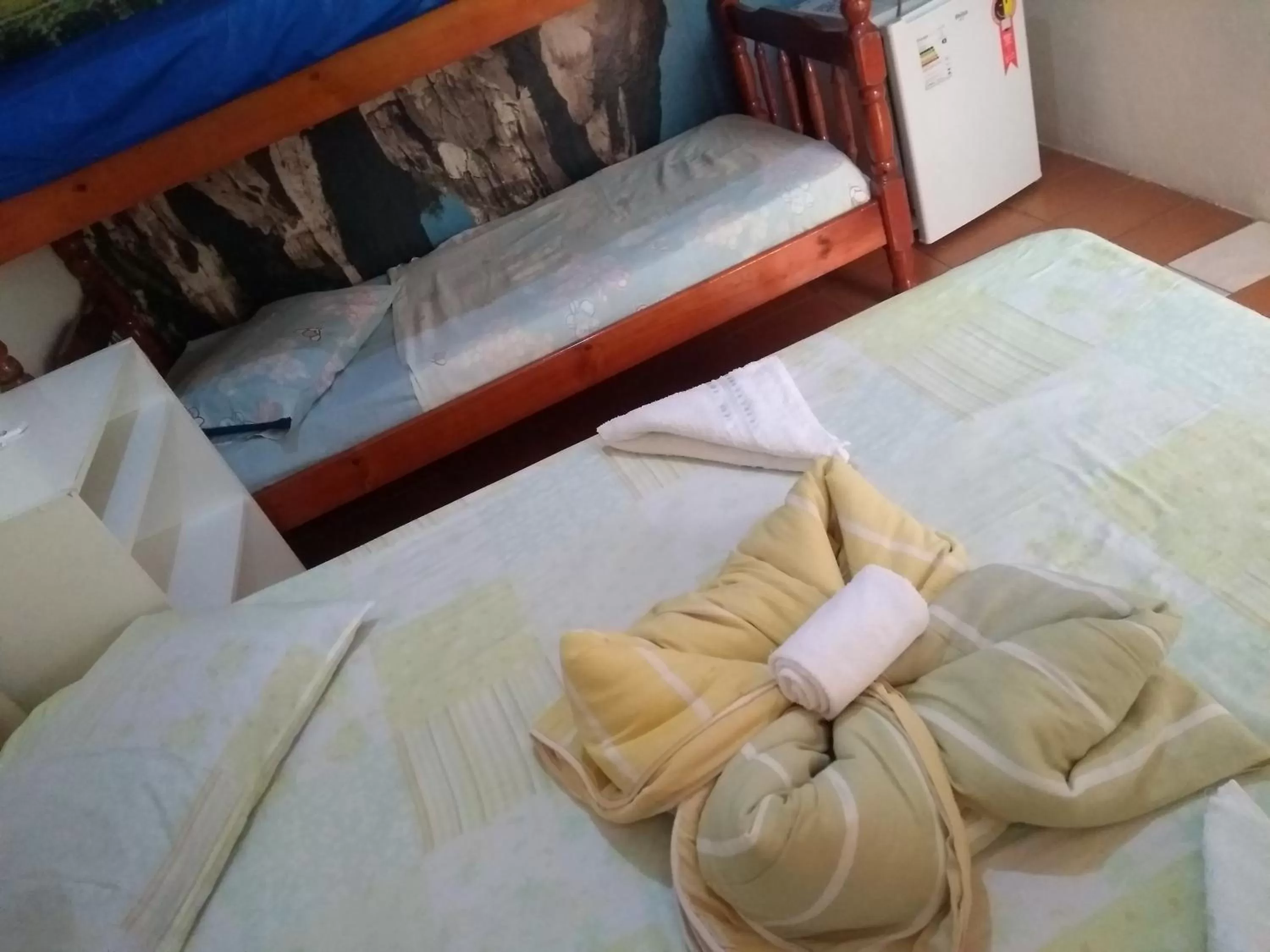 Property building, Bed in Pousada Encanto e Magia