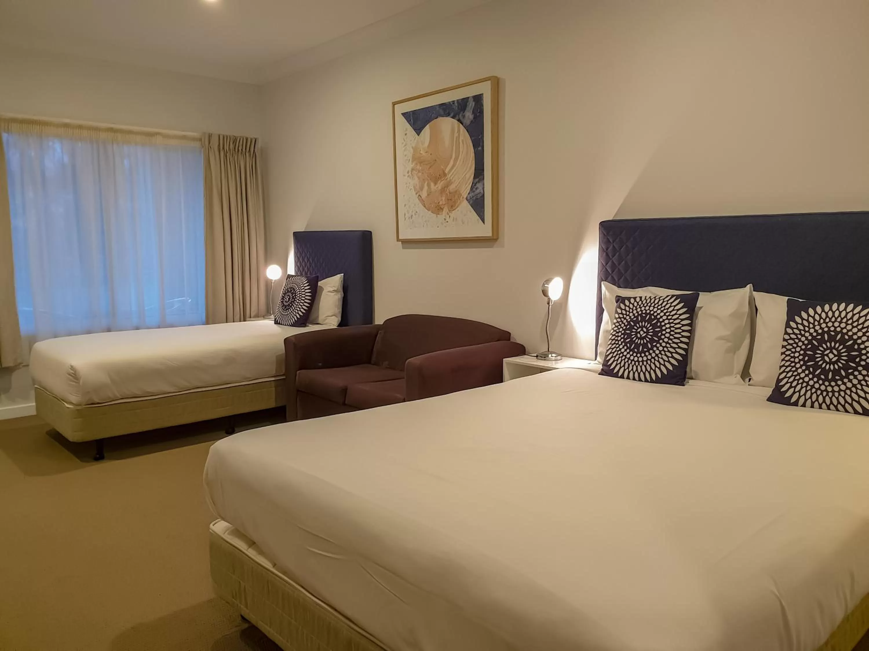 Bedroom, Bed in Nagambie Waterfront Motel