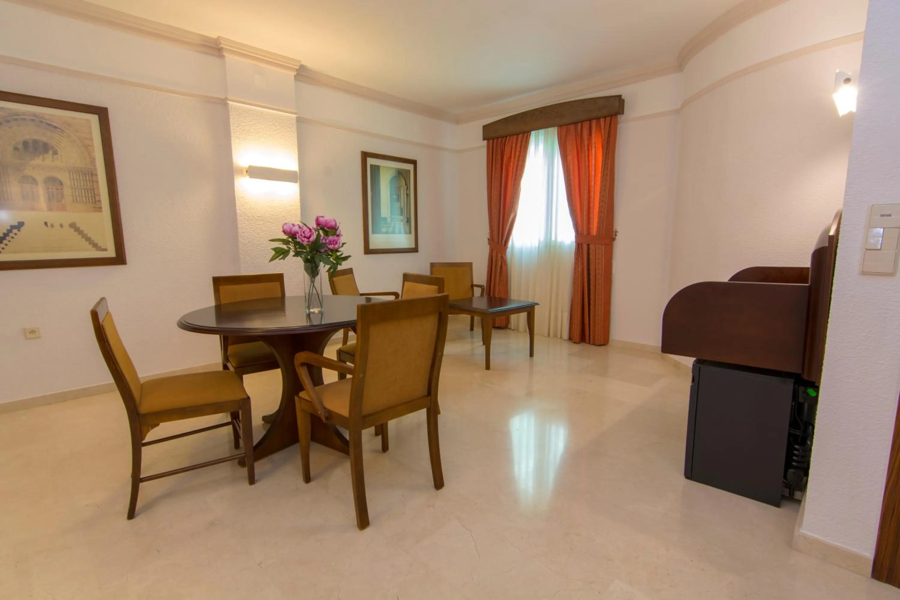 Seating area in Hotel Europa