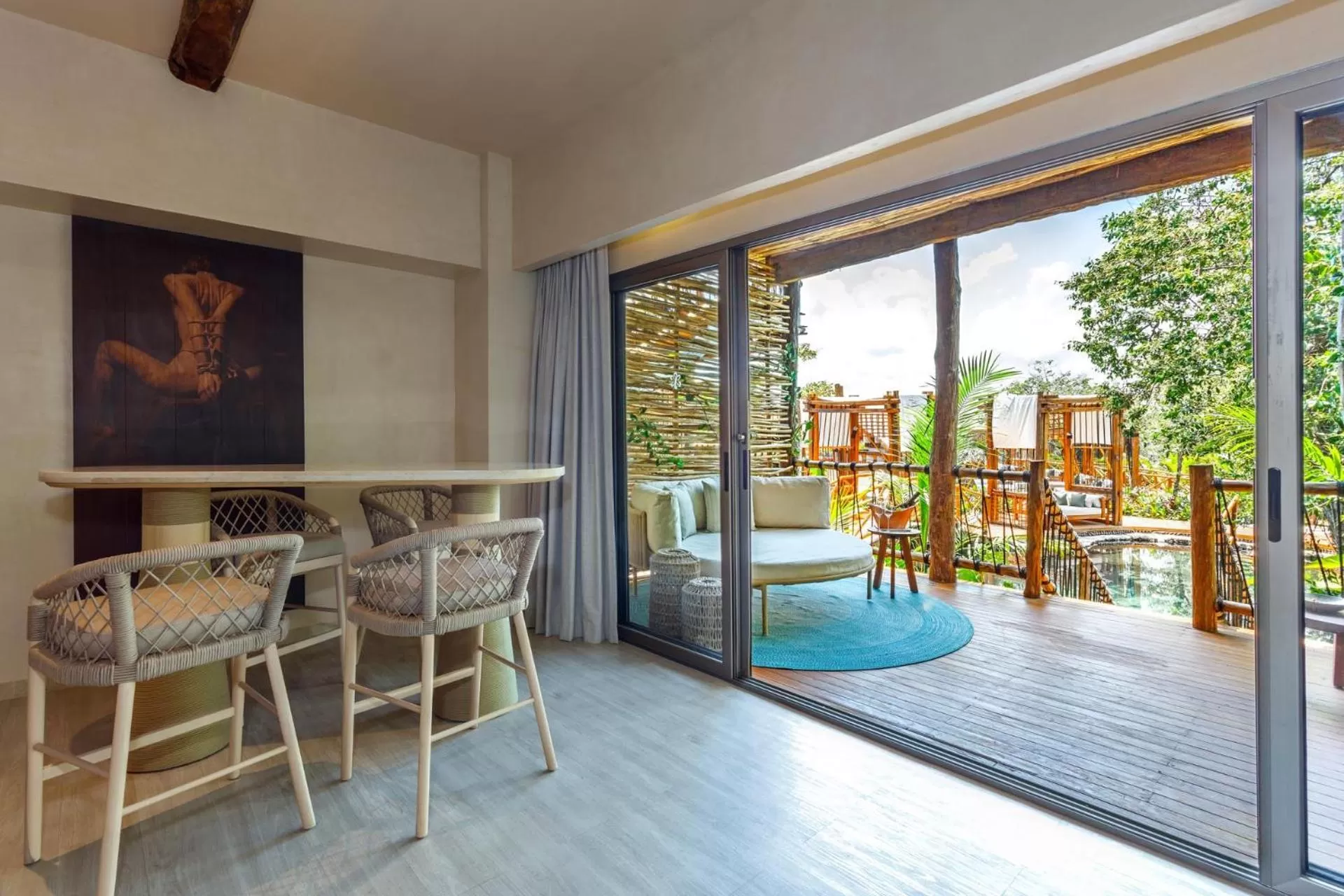 Balcony/Terrace in Hotel Shibari - Restaurant & Cenote Club