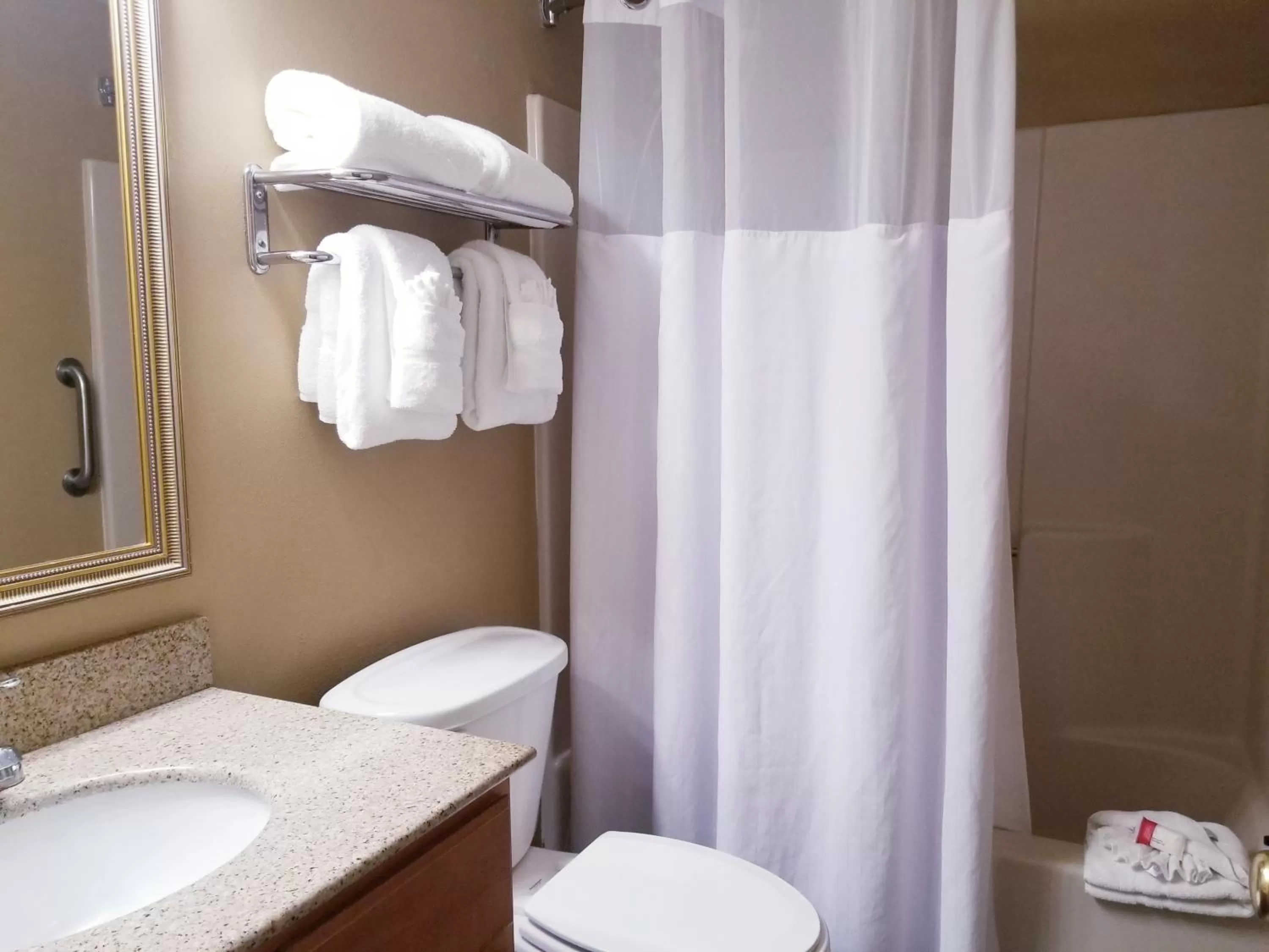 Bathroom in Baymont by Wyndham Indianapolis Northwest