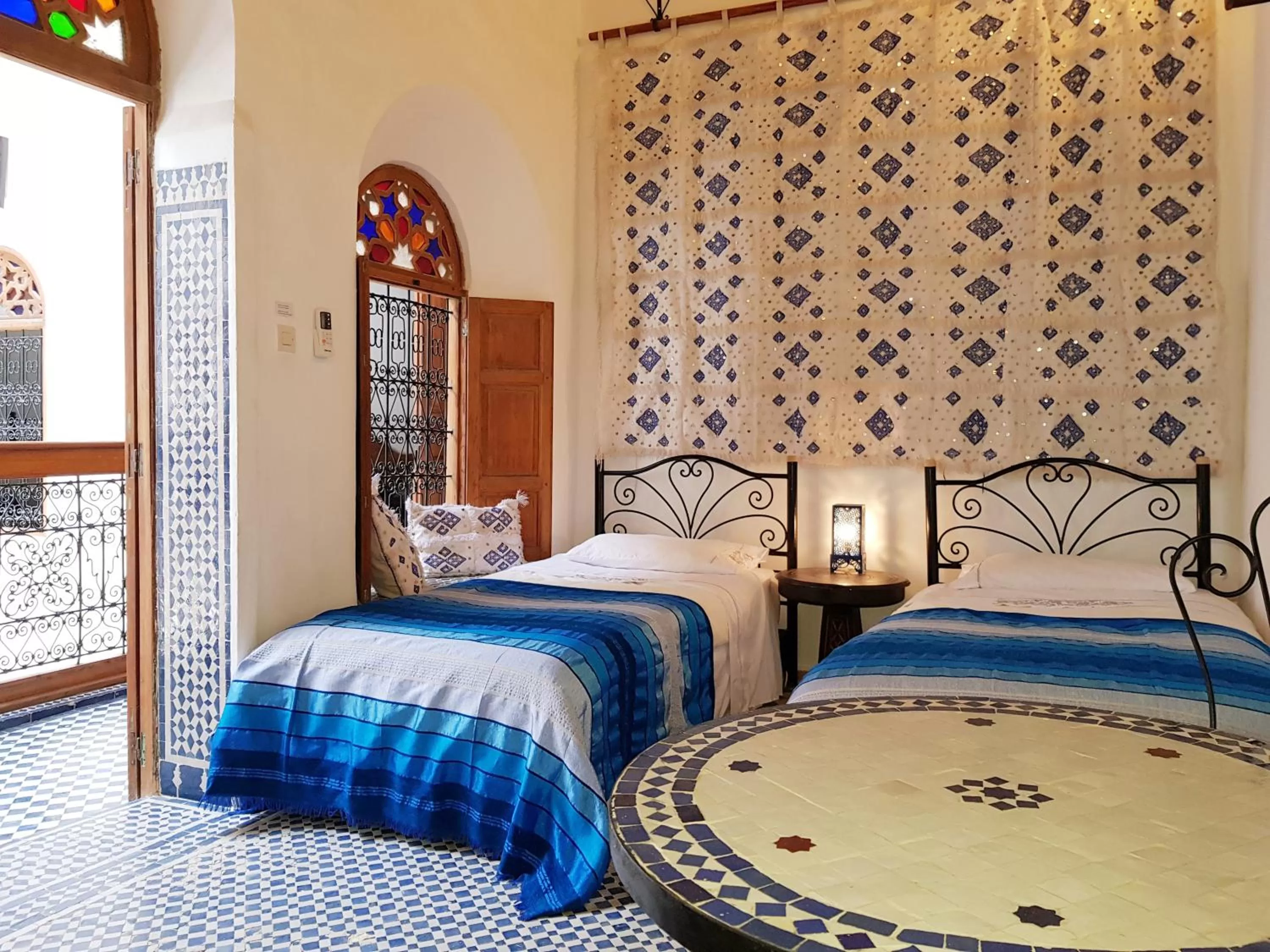 Bed in Riad Inspira