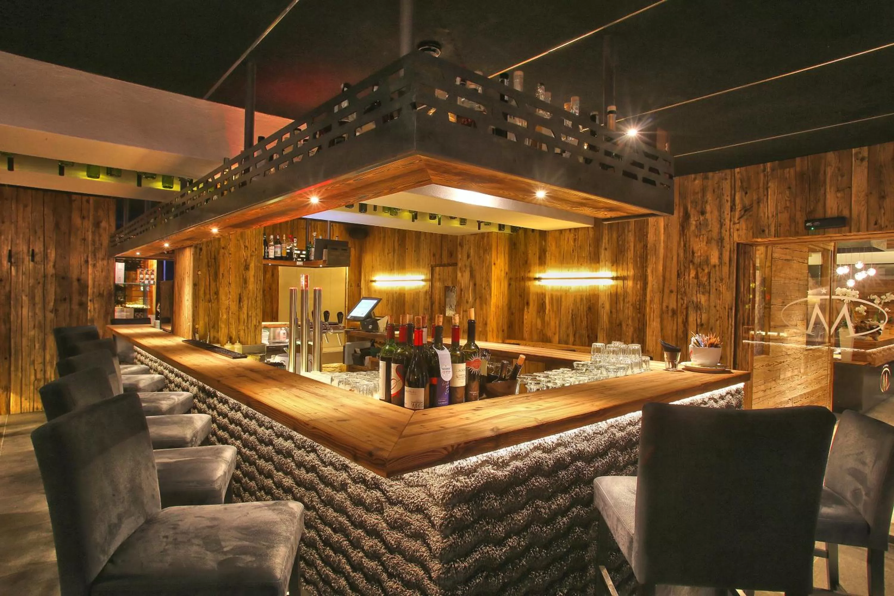 Lounge or bar in Hotel Marmolada