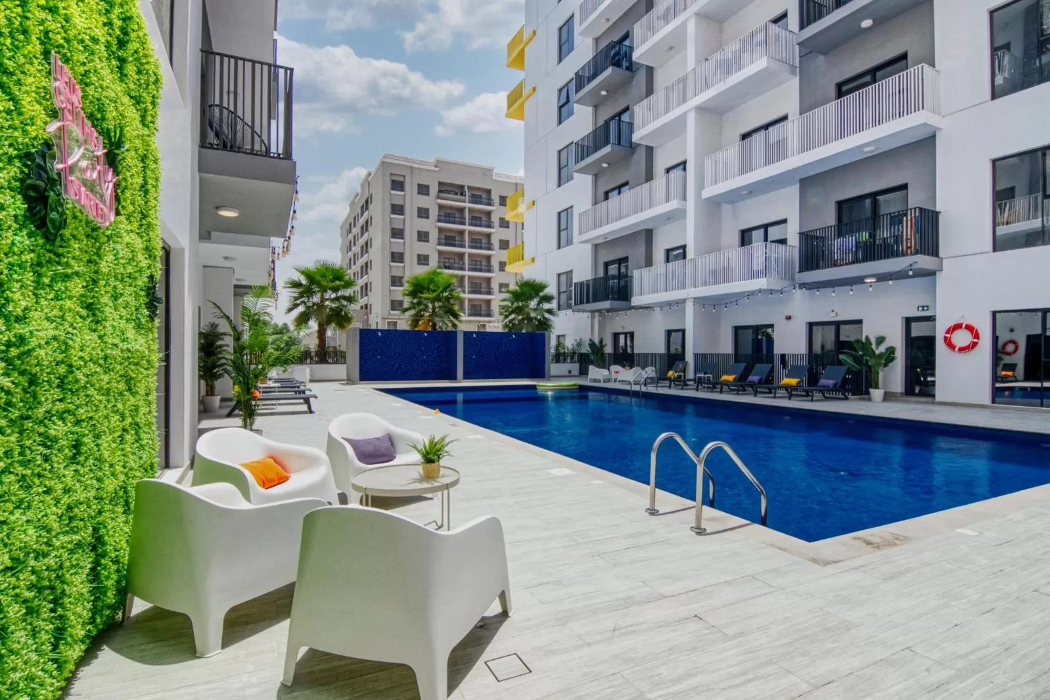 Swimming pool in YouCo coliving Dubai