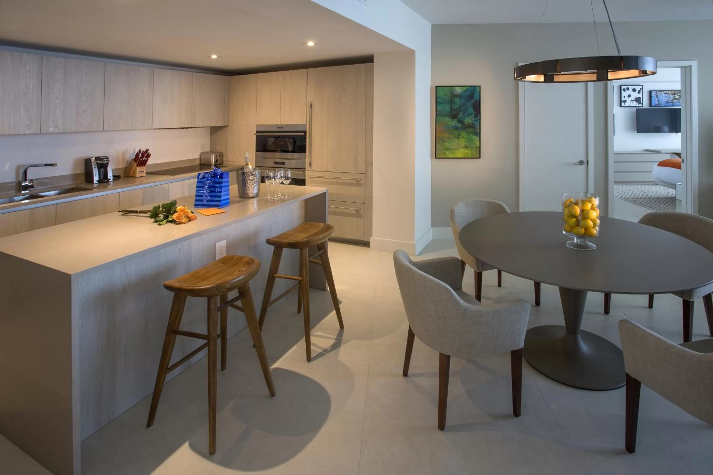 Kitchen or kitchenette in Hyde Resort & Residences