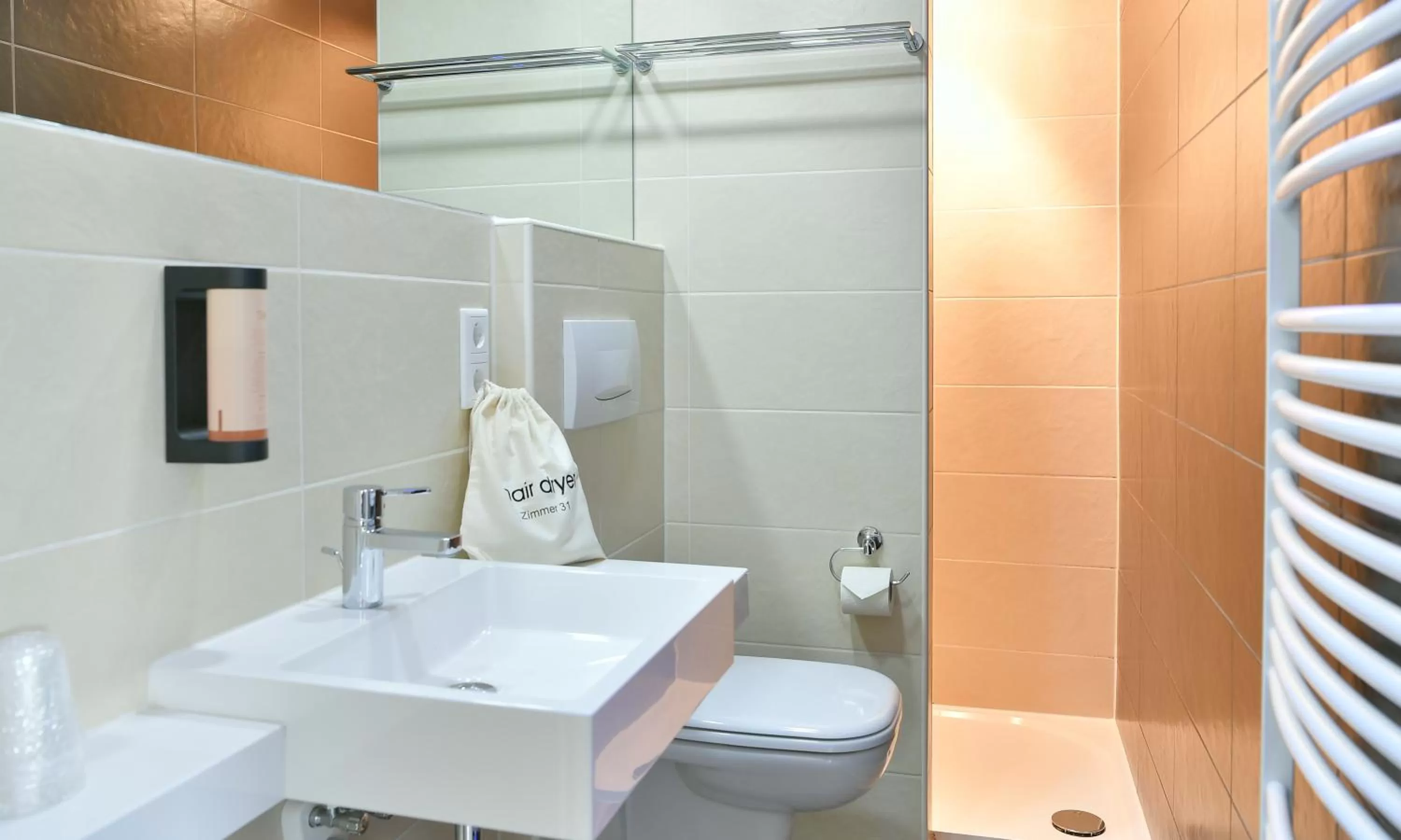 Bathroom in Familienhotel "Rhön Feeling"