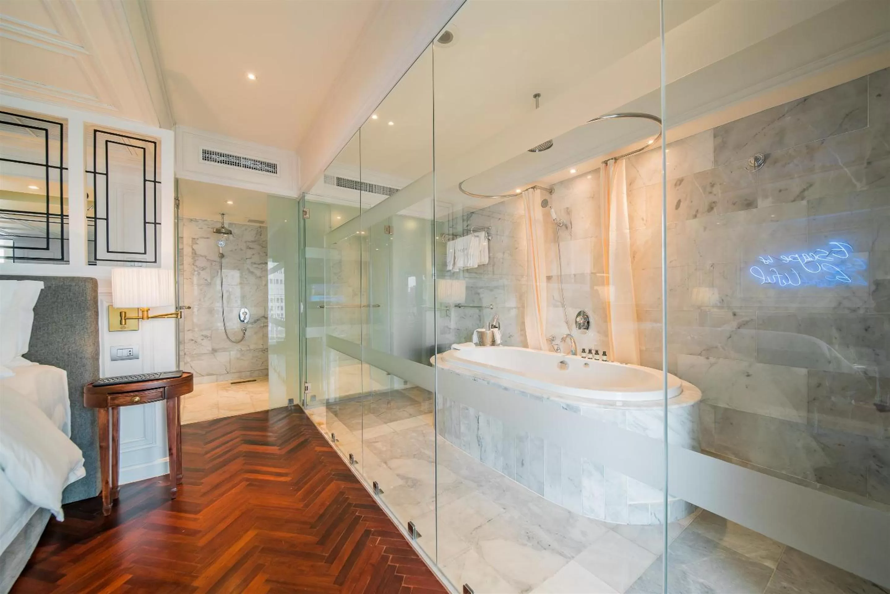 Shower in Akara Hotel