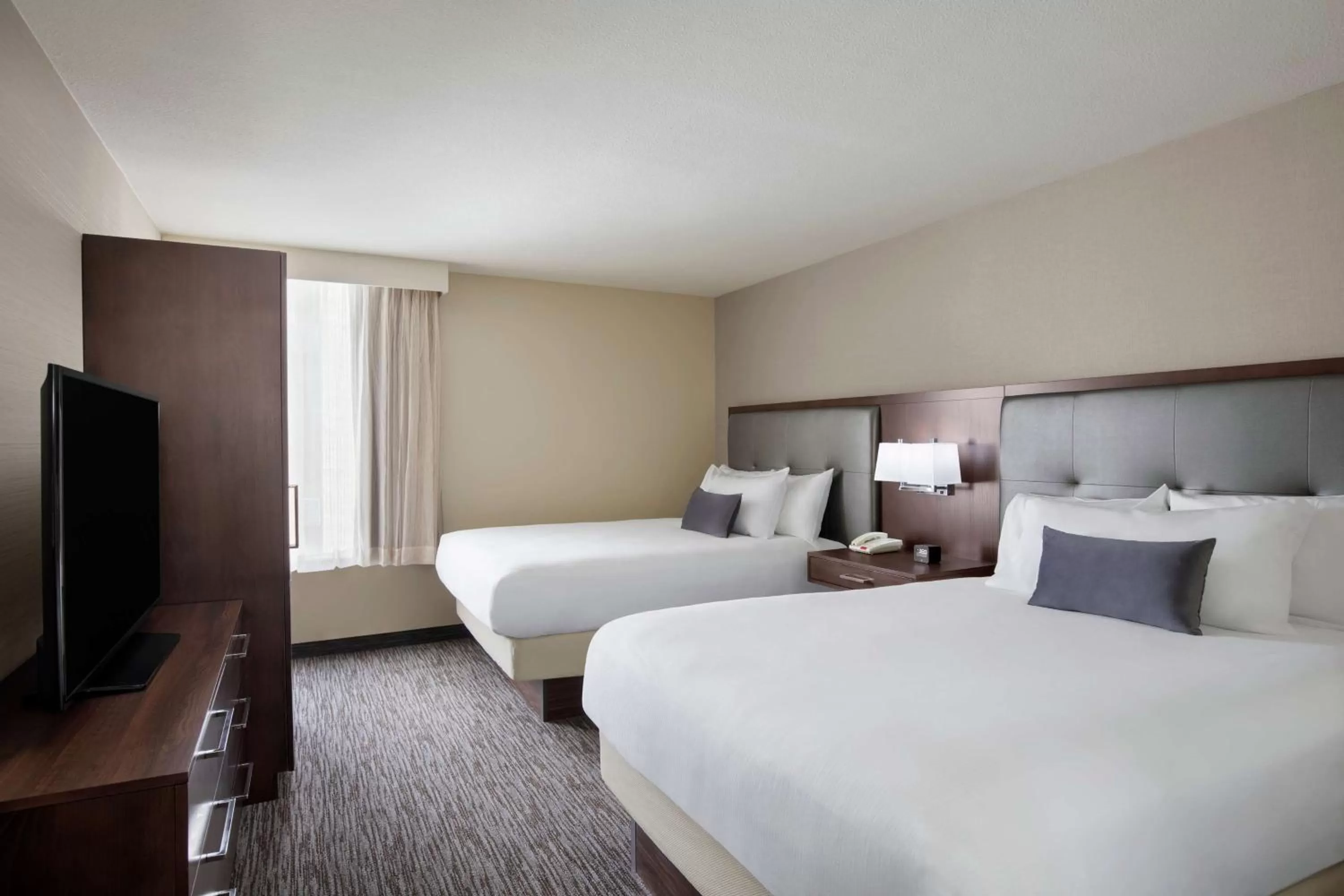 Bed in Embassy Suites by Hilton Fort Worth Downtown