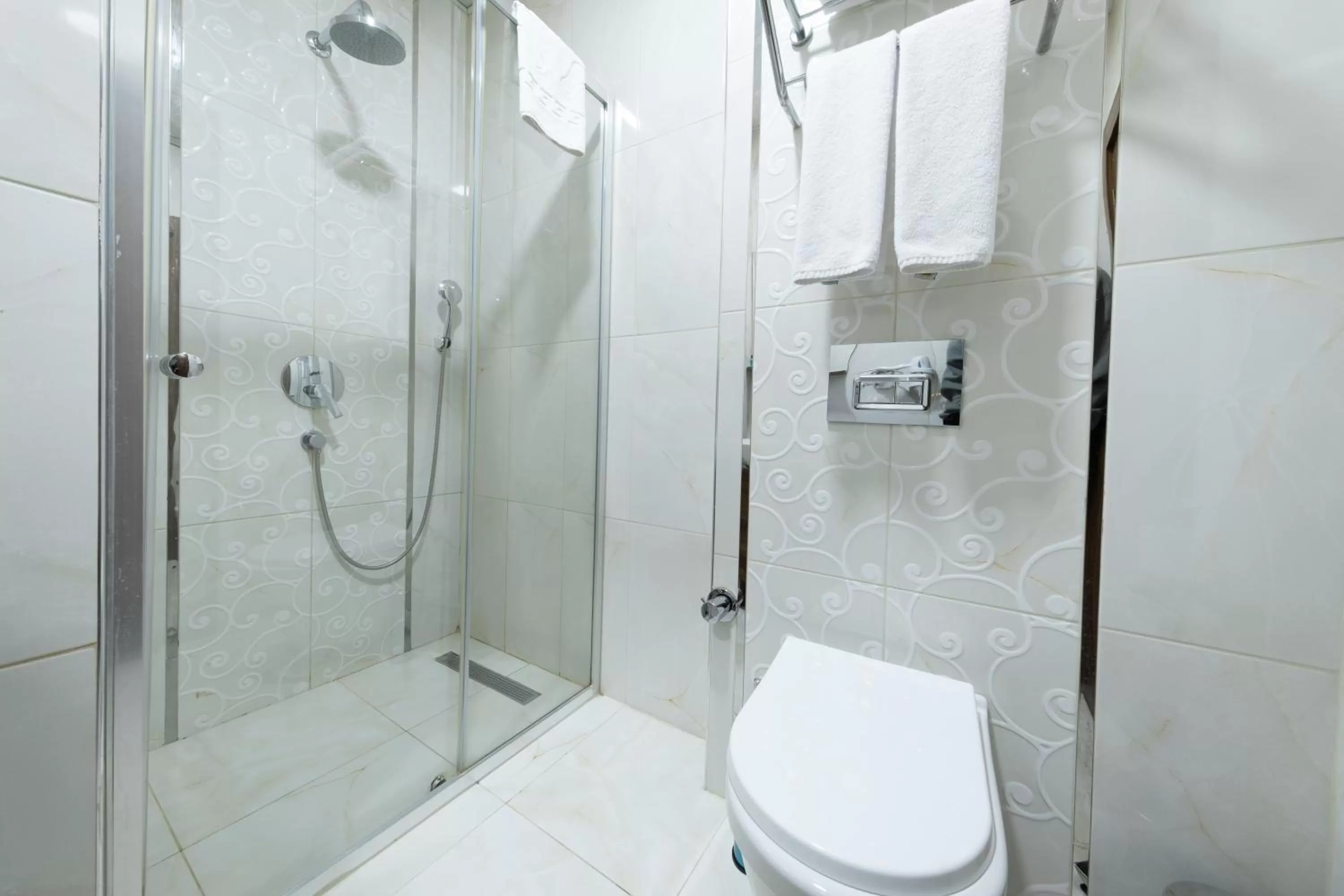 Shower, Bathroom in Beyzas Hotels & Suites