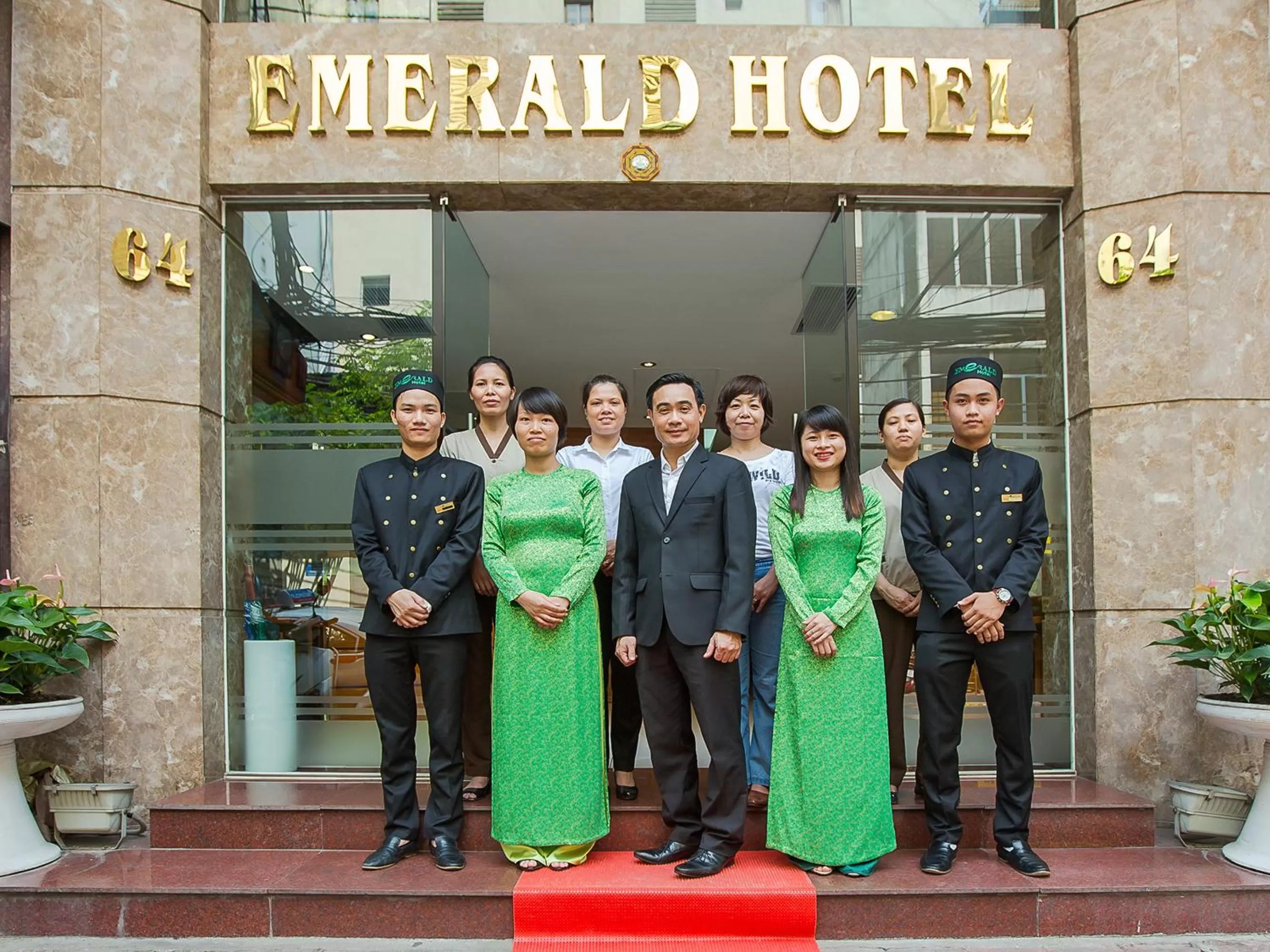 Staff in Emerald Boutique Hotel