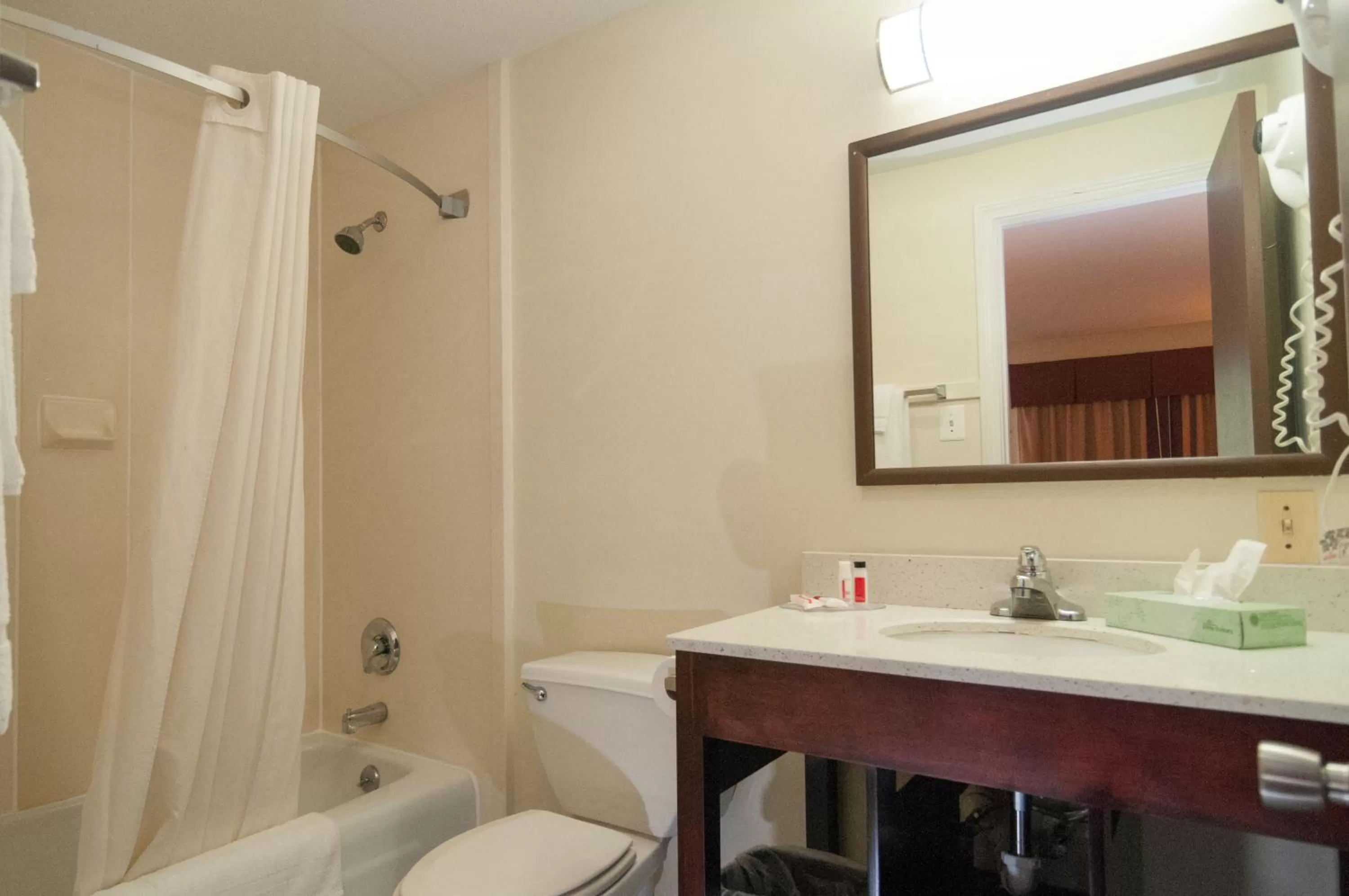 Bathroom in Super 8 by Wyndham Old Saybrook