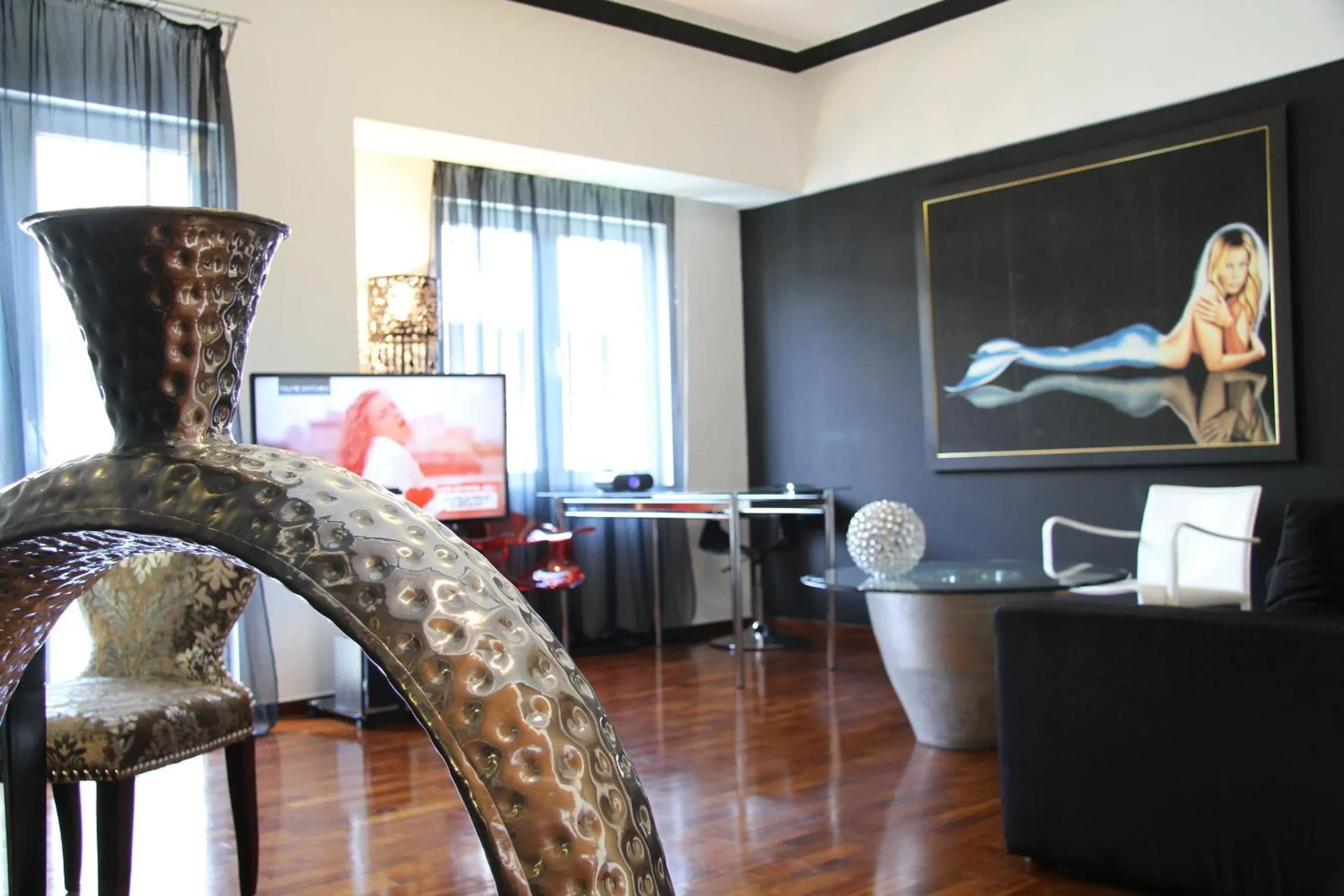 Living room in Andromeda Suites