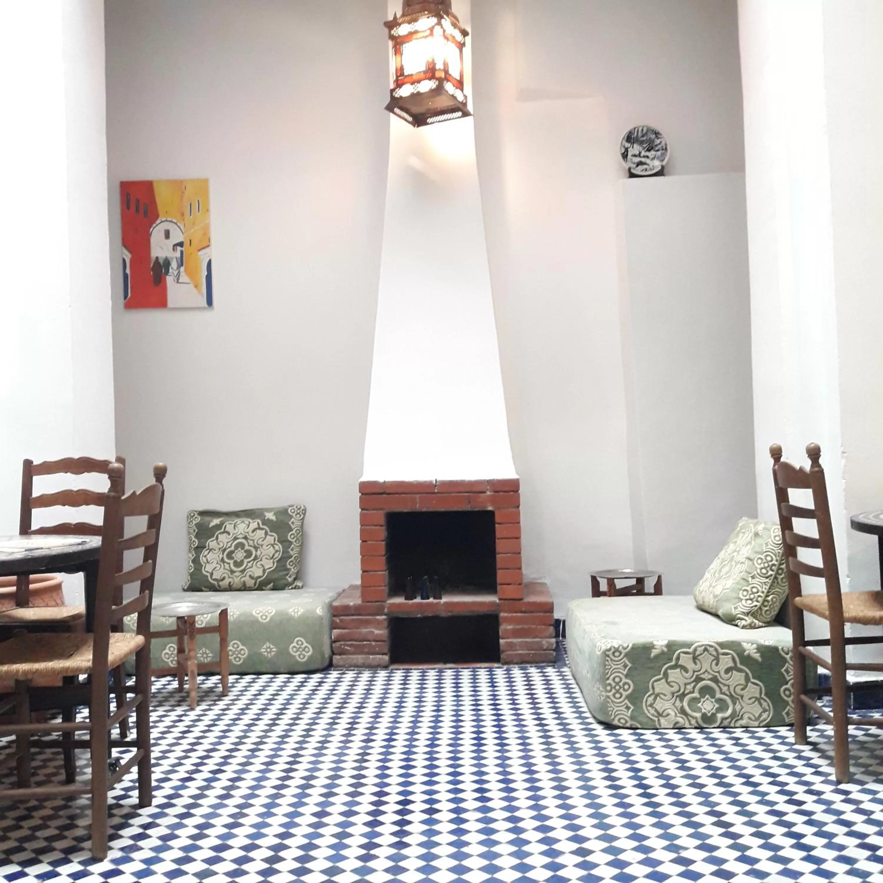 Living room, Seating Area in Fez Dar