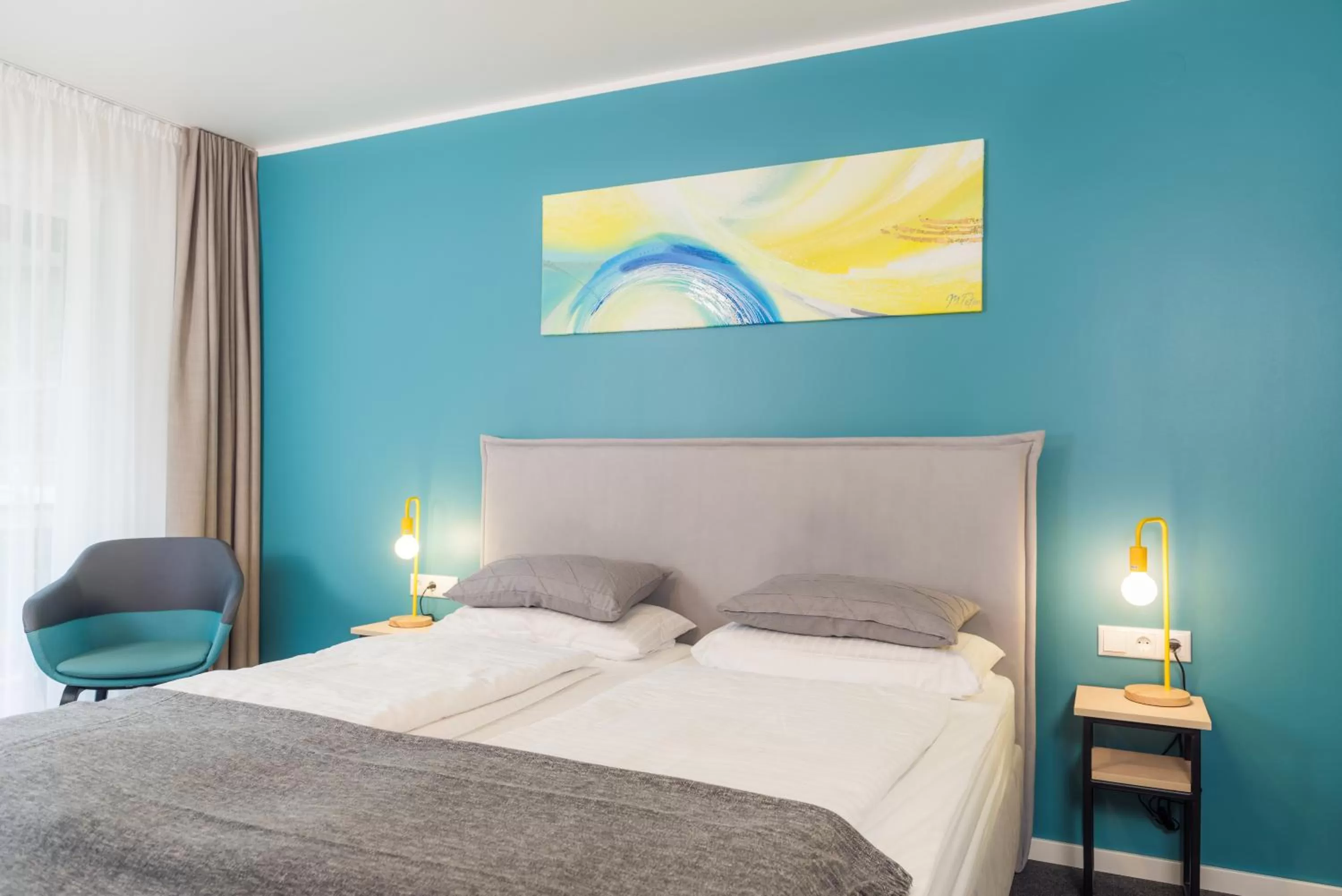 Bed in Hotel & Restaurant Mühlenglück