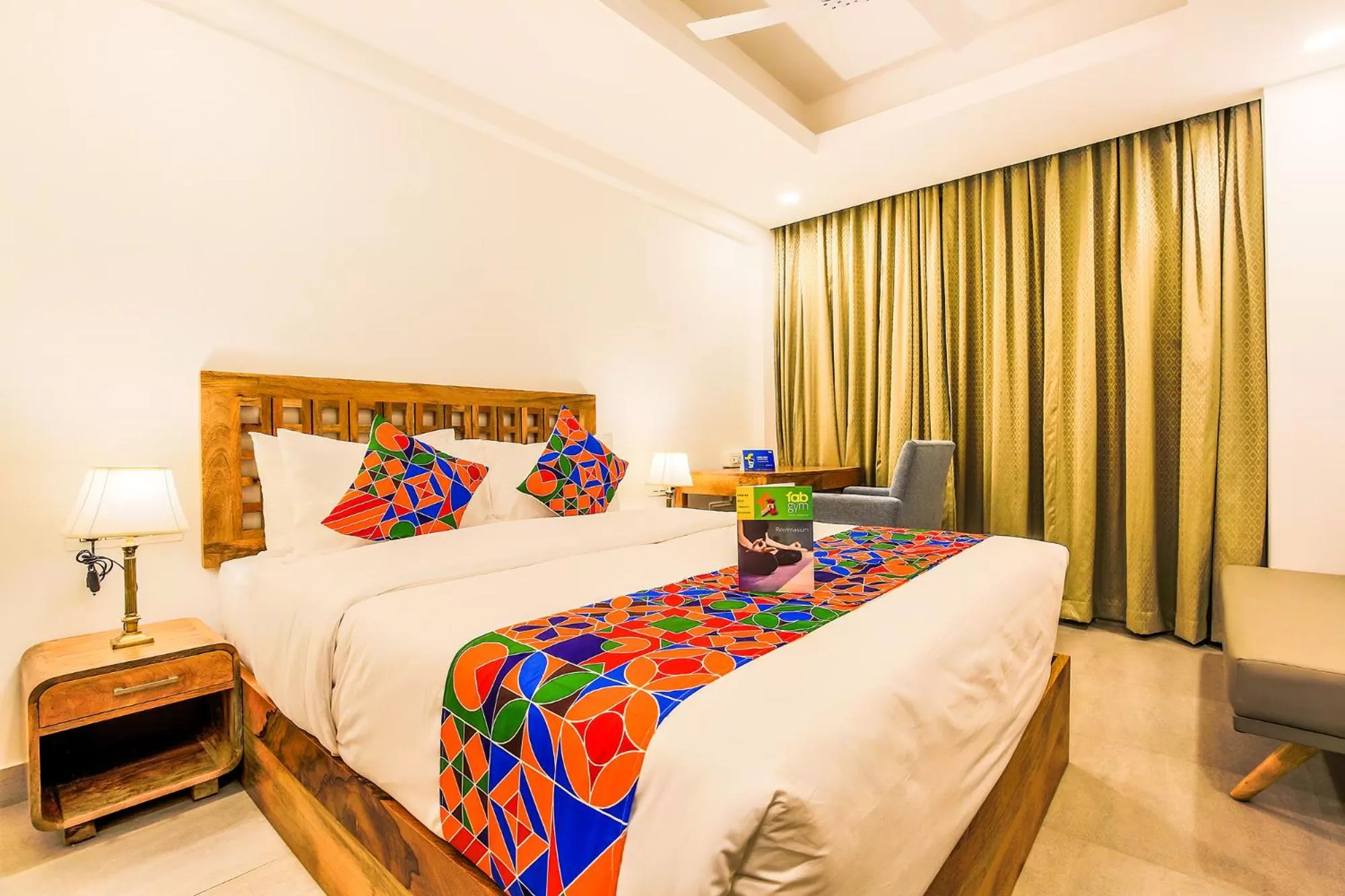 Bedroom in FabHotel Casa Kiara With Pool Side Bar - Nr Calangute Beach