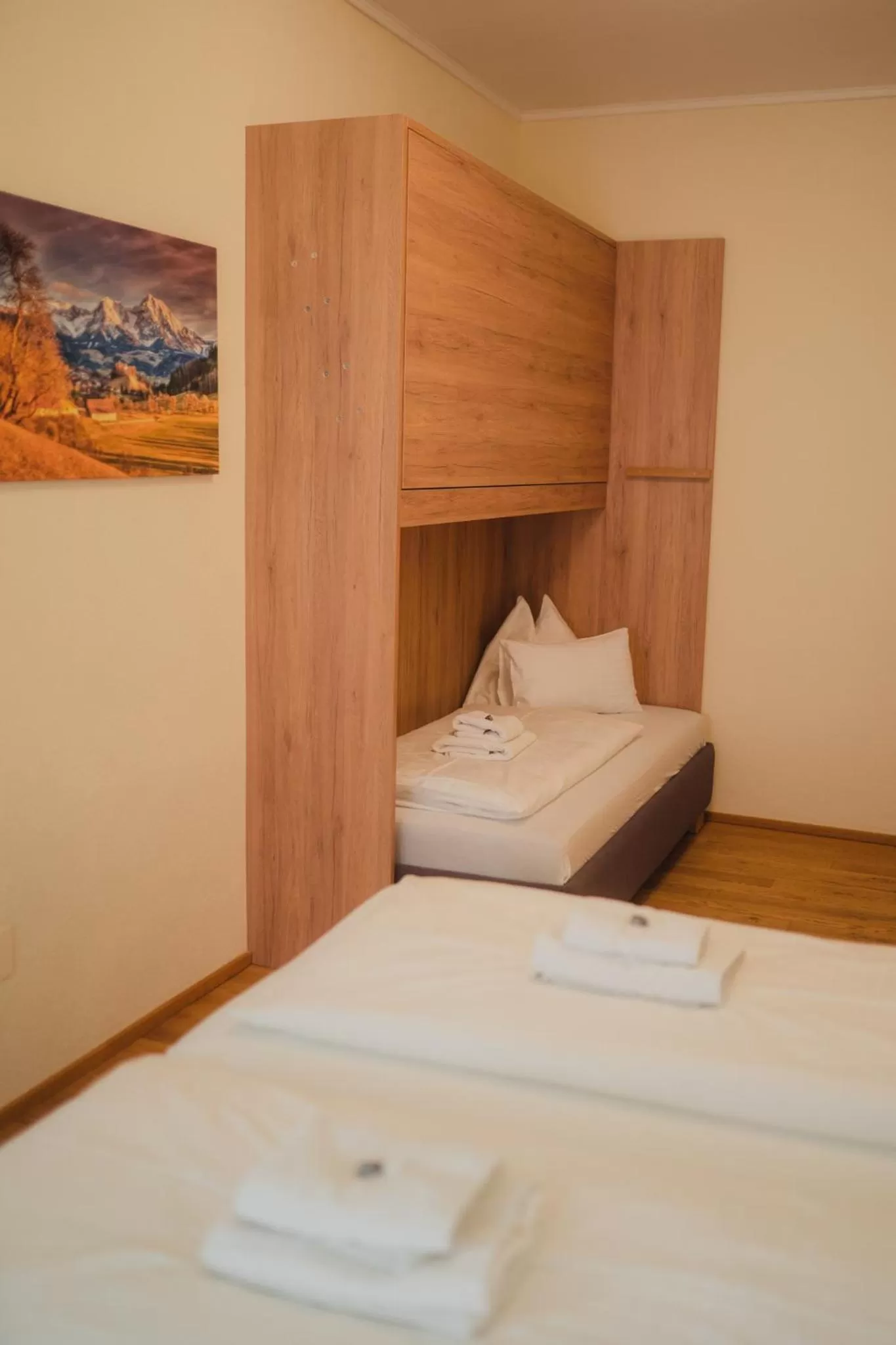 Bed in Hotel Restaurant DAS RÖSSL