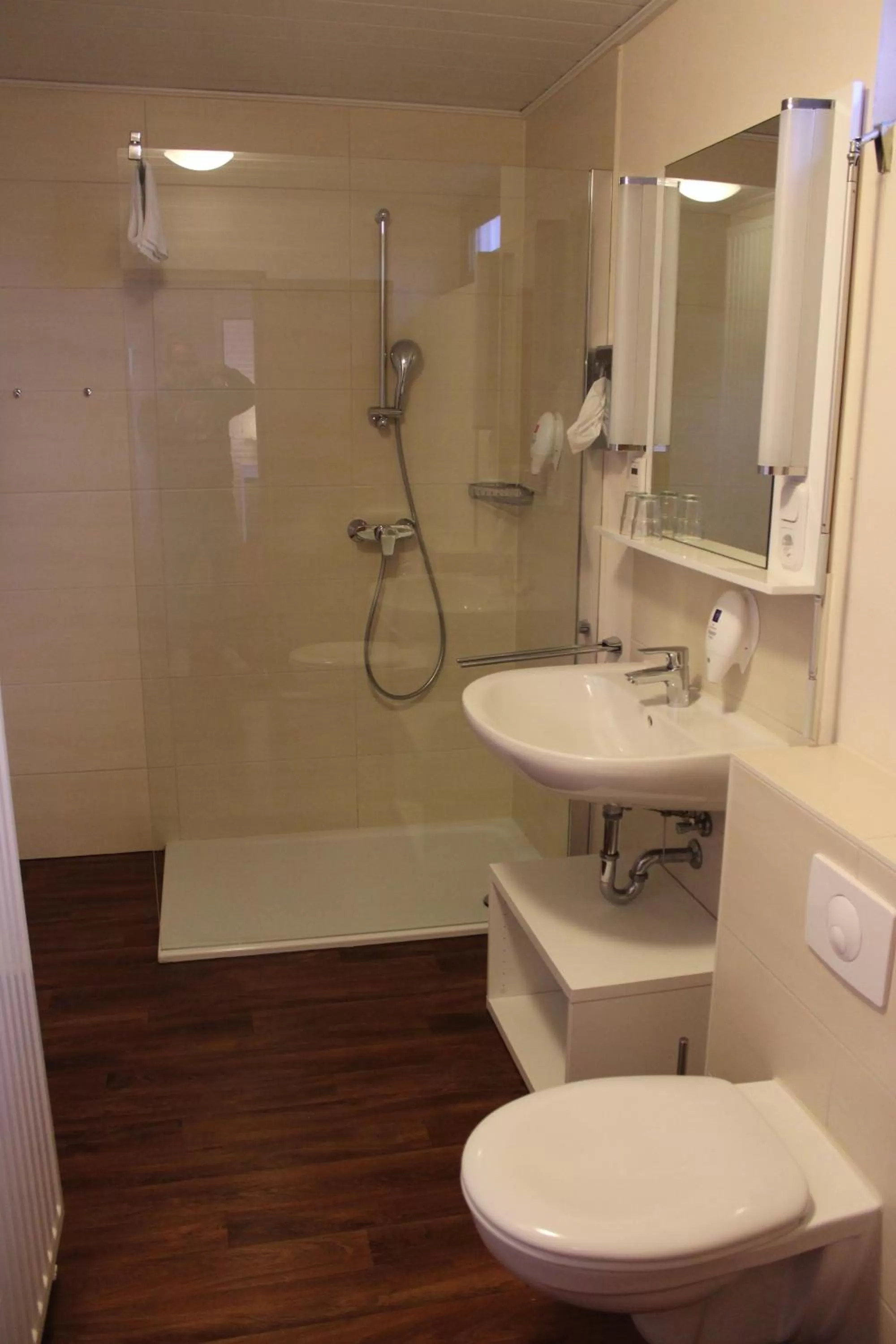 Bathroom in Hotel Rosmarin