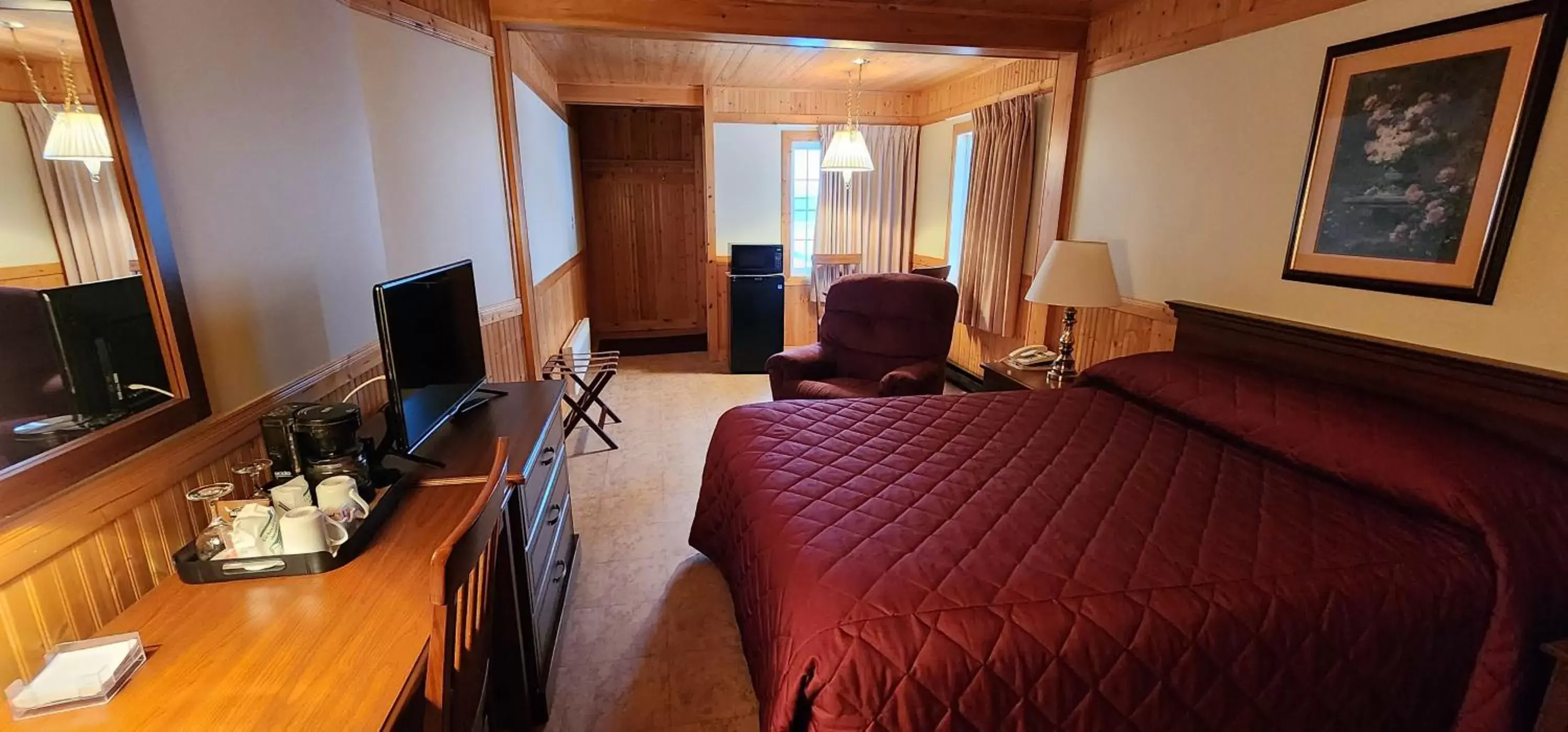 Queen Room with Sea View in Auberge Motel 4 Saisons Queen Room with Sea View in Auberge Motel 4 Saisons