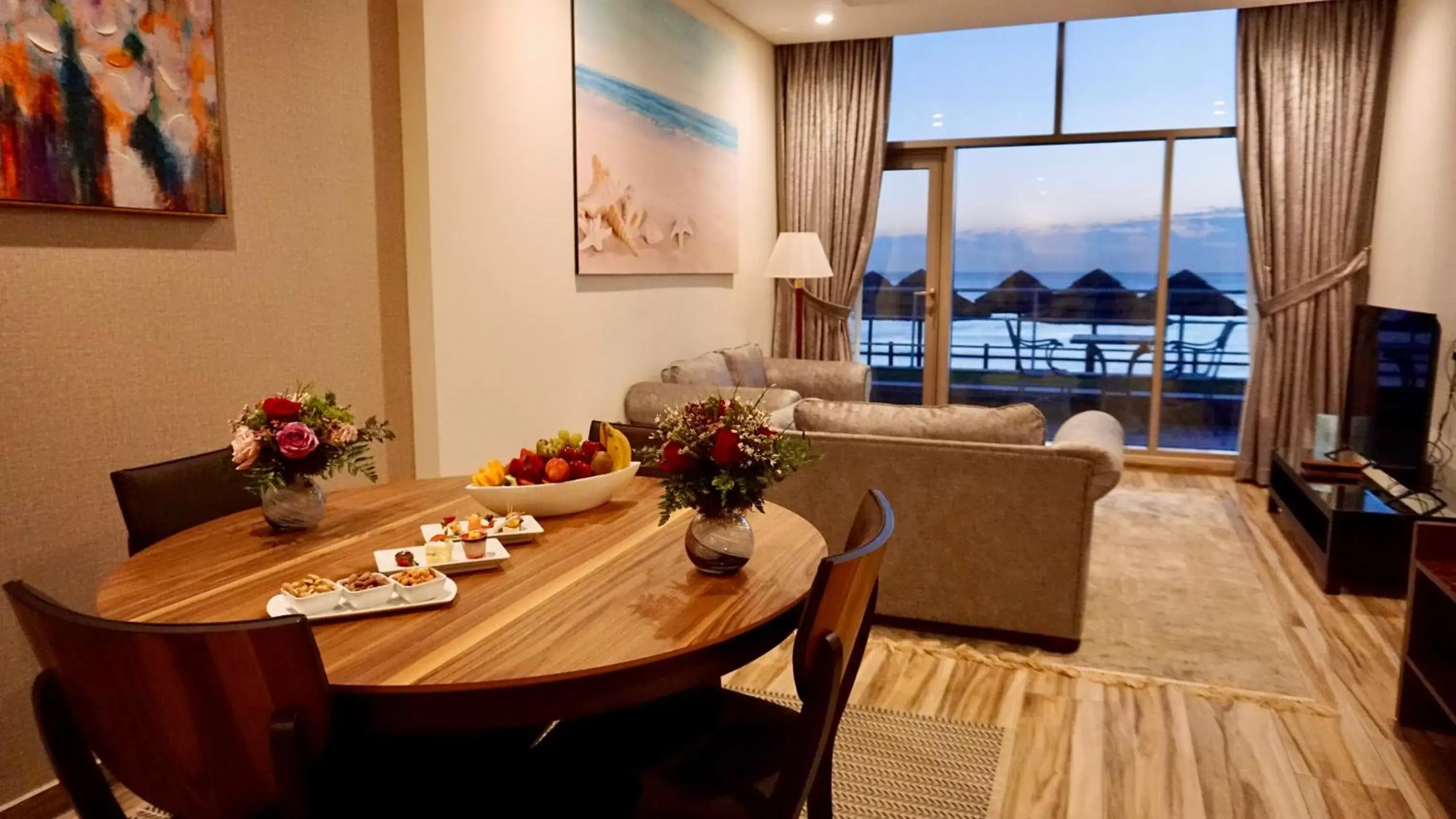 Two bedroom chalet beach access in Al Kout Beach Hotel Two bedroom chalet beach access in Al Kout Beach Hotel