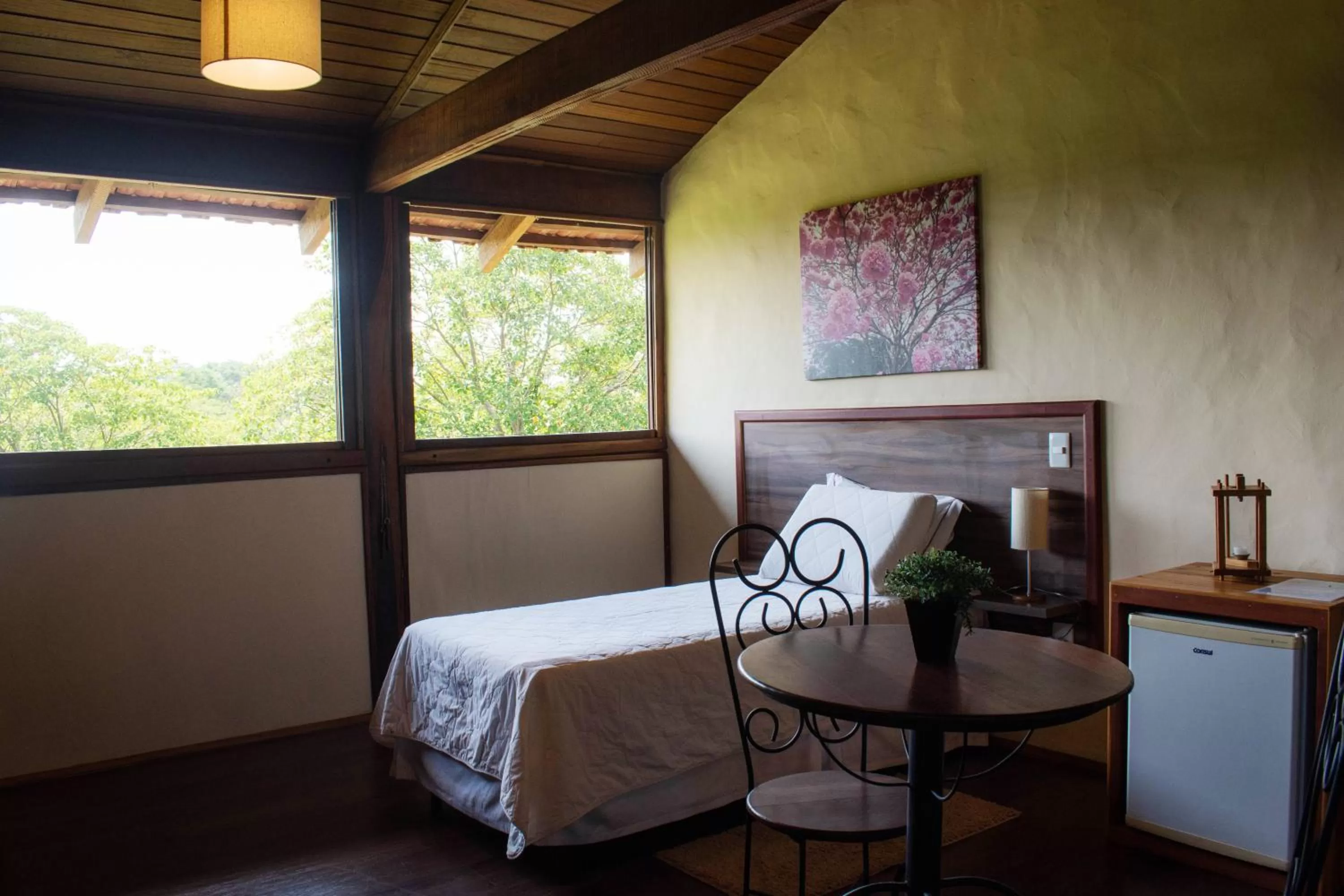 Bed in Hotel Santa Esmeralda