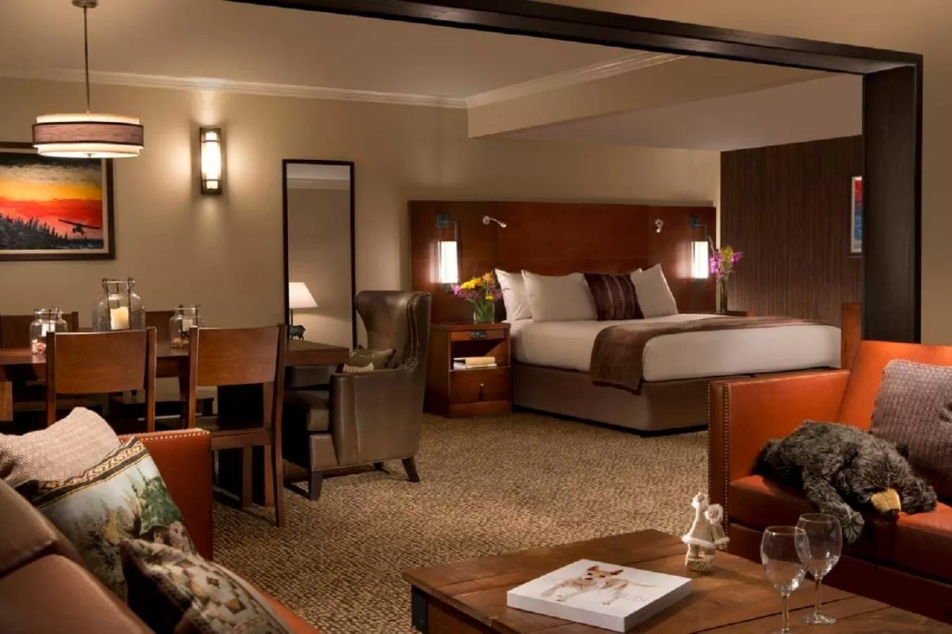 Bed in The Lakefront Anchorage