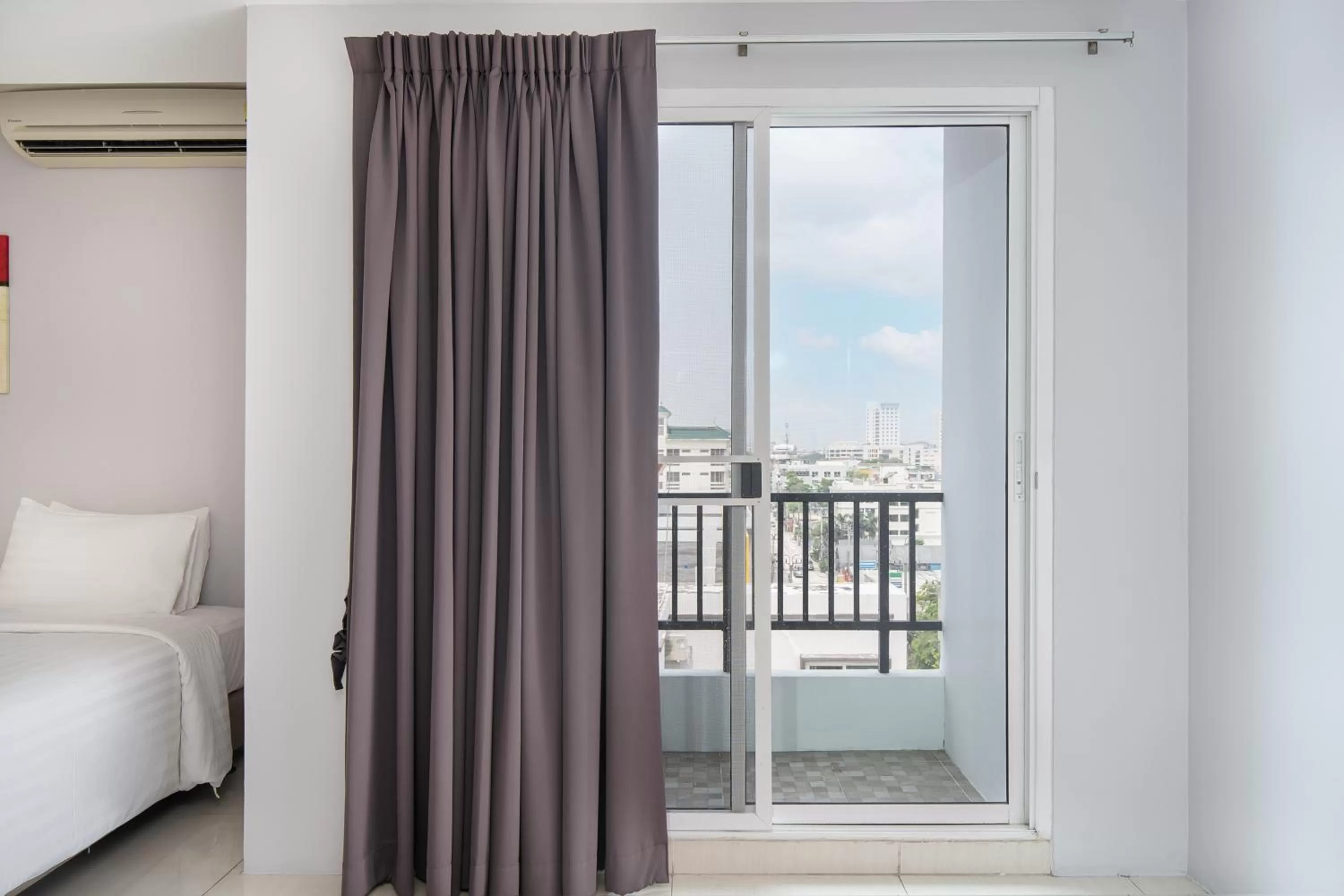 Balcony/Terrace, Bed in The Riche Boutique Hotel Don Mueang Airport